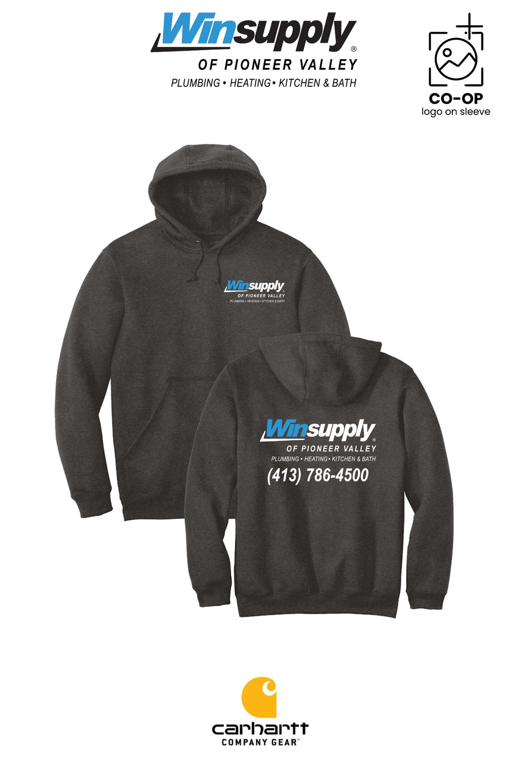 Carhartt® Midweight Hooded Sweatshirt - Winsupply of Pioneer Valley