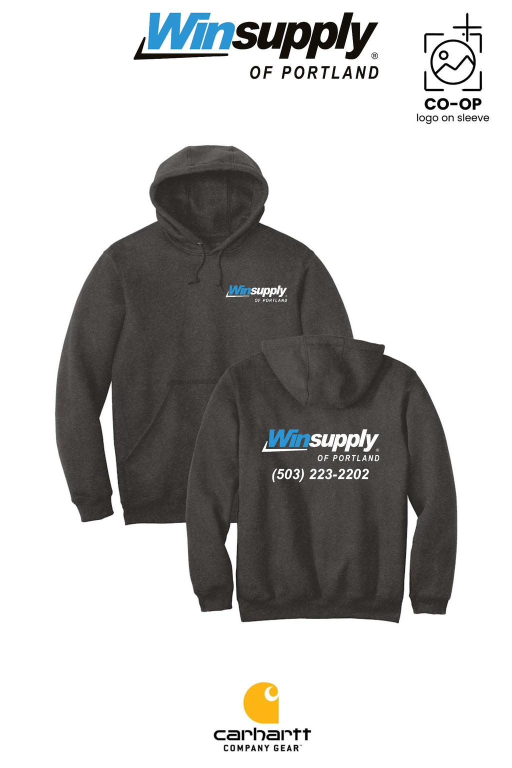 Carhartt® Midweight Hooded Sweatshirt - Winsupply of Portland