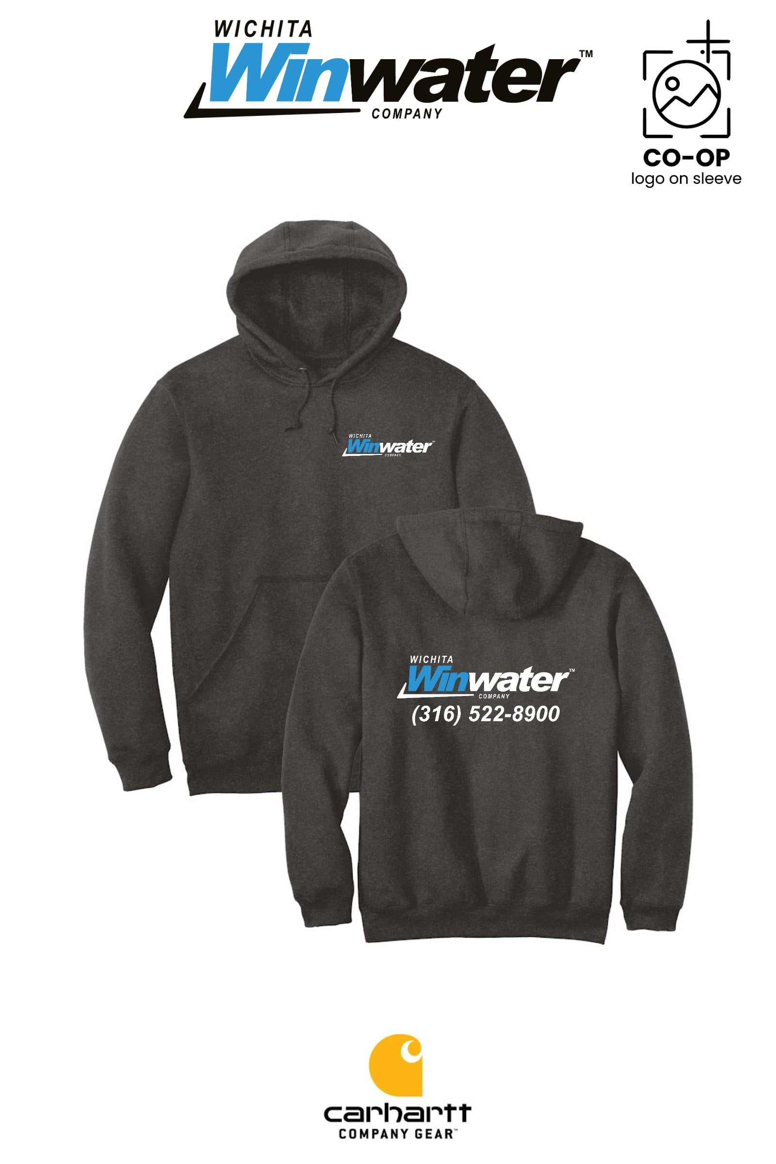 Carhartt® Midweight Hooded Sweatshirt - Wichita Winwater