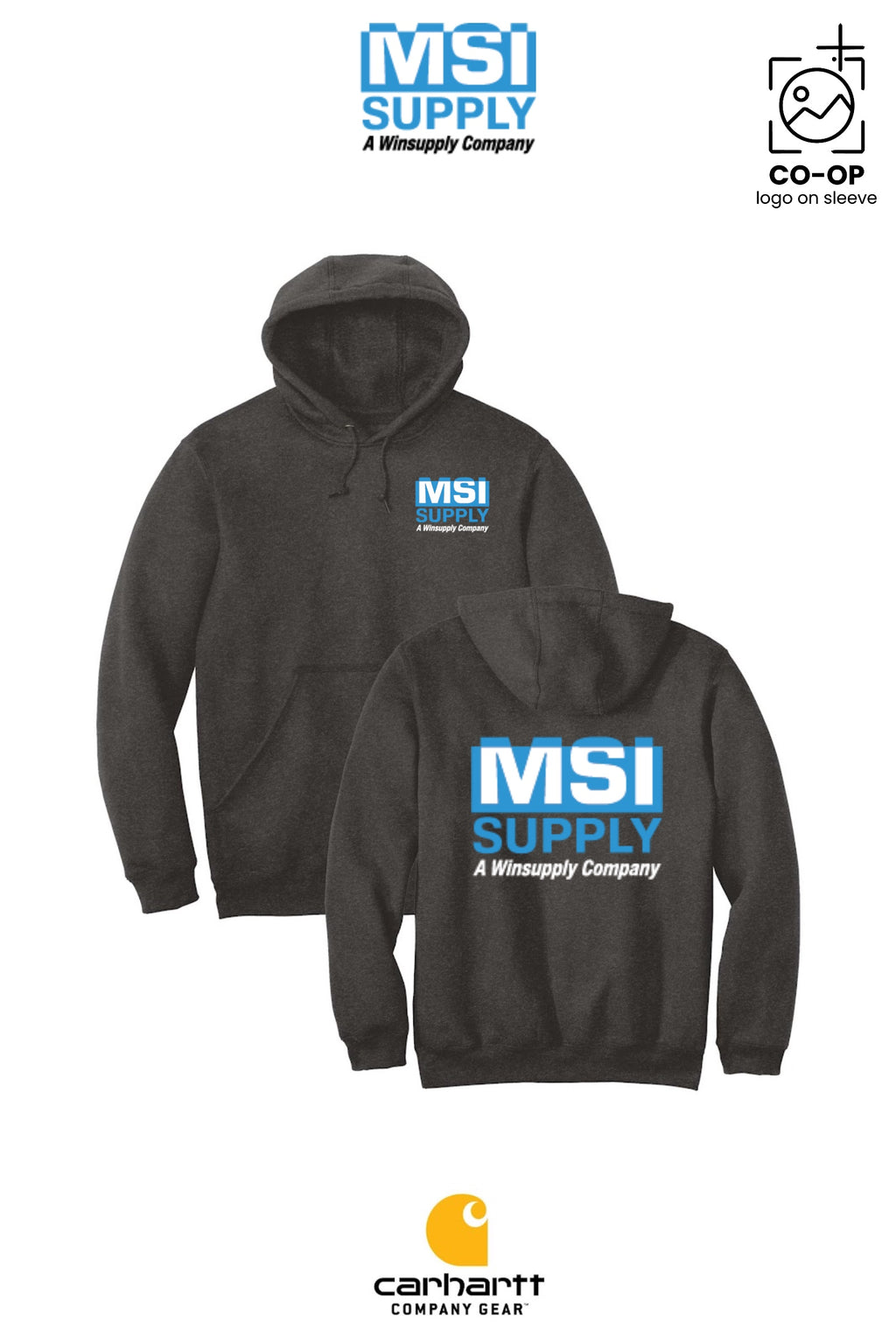 Carhartt® Midweight Hooded Sweatshirt - MSI Supply Houston