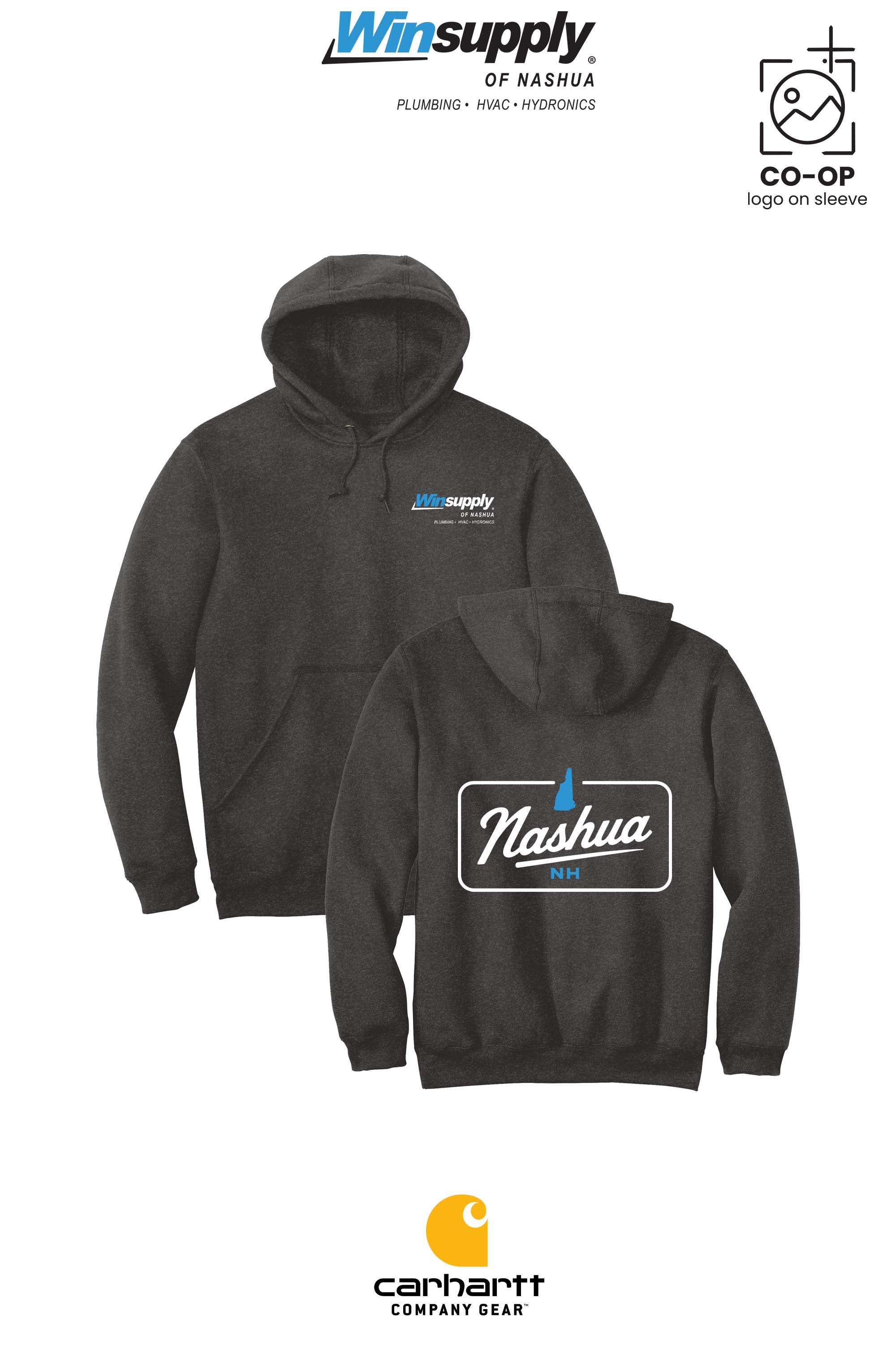 Carhartt® Midweight Hooded Sweatshirt - Winsupply of Nashua