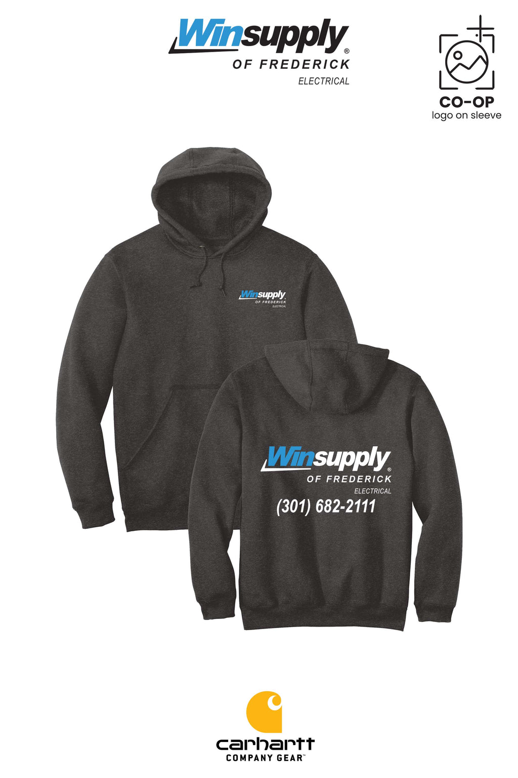 Carhartt® Midweight Hooded Sweatshirt - Winsupply of Frederick