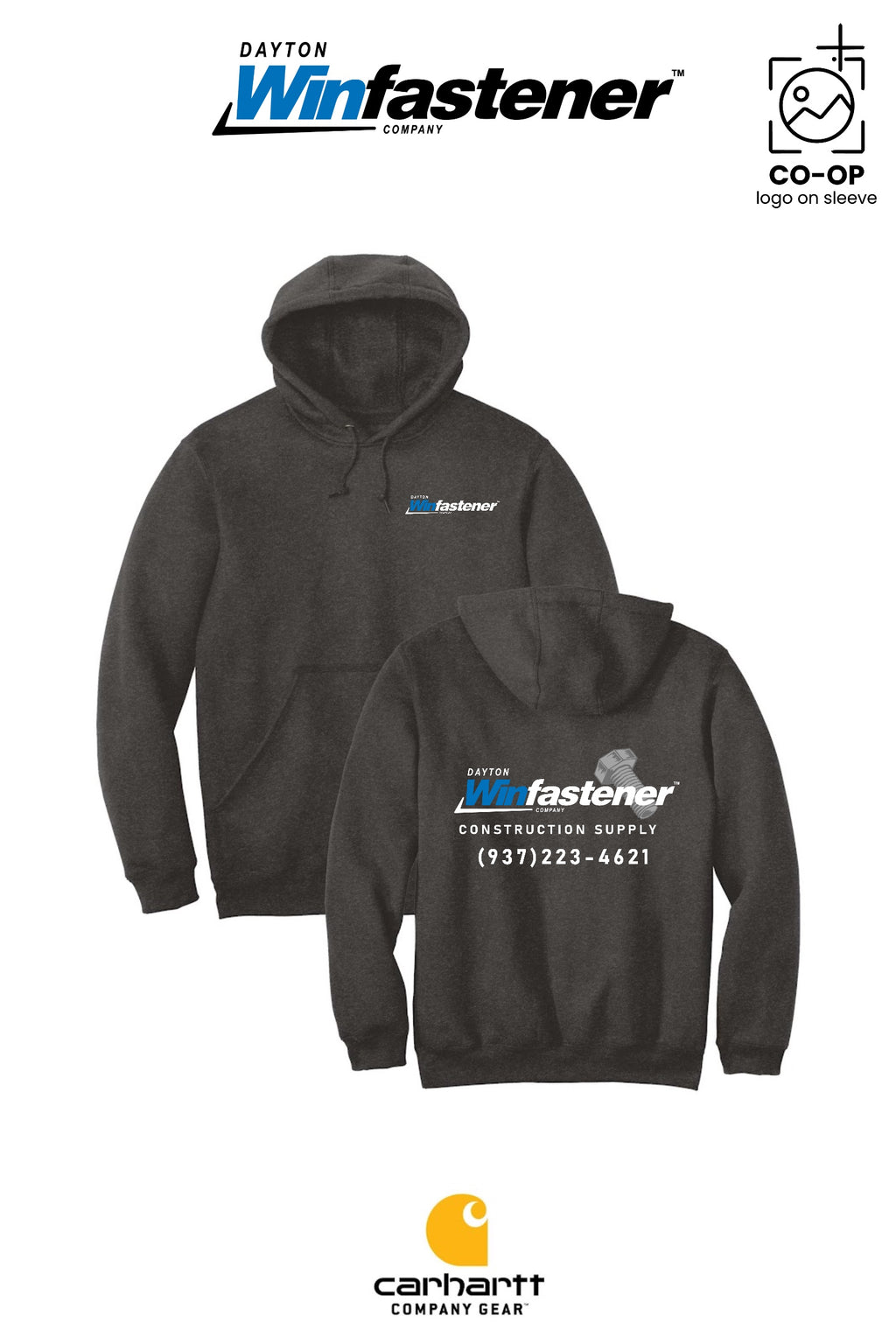 Carhartt® Midweight Hooded Sweatshirt - Dayton Winfastener