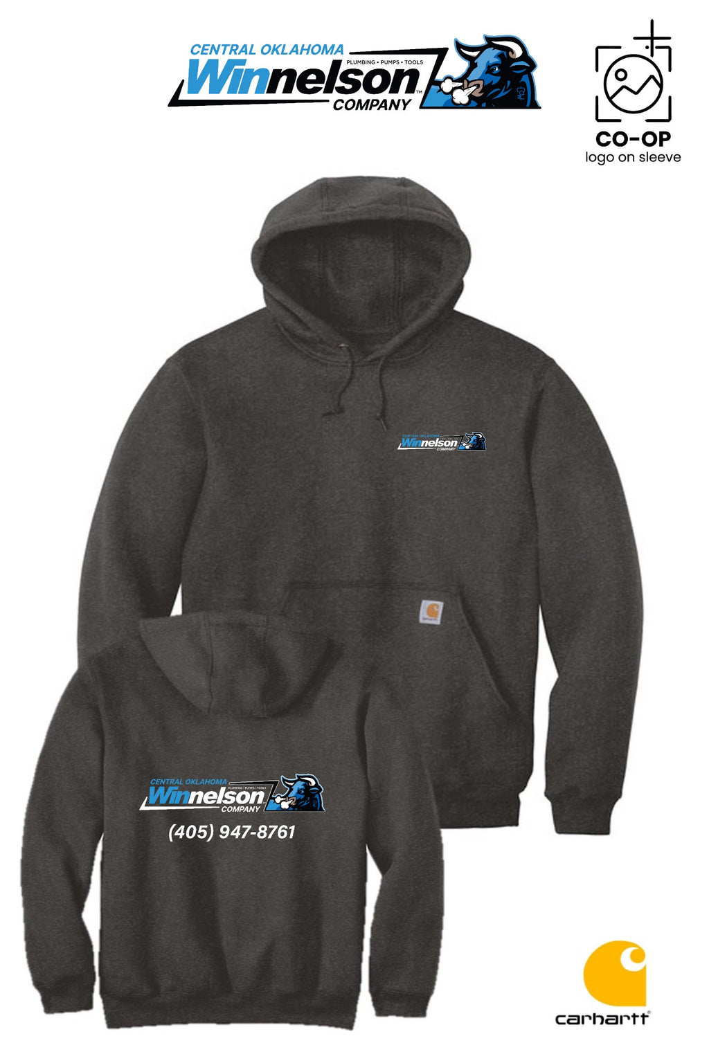 Carhartt® Midweight Hooded Sweatshirt - Winnelson Central Oklahoma