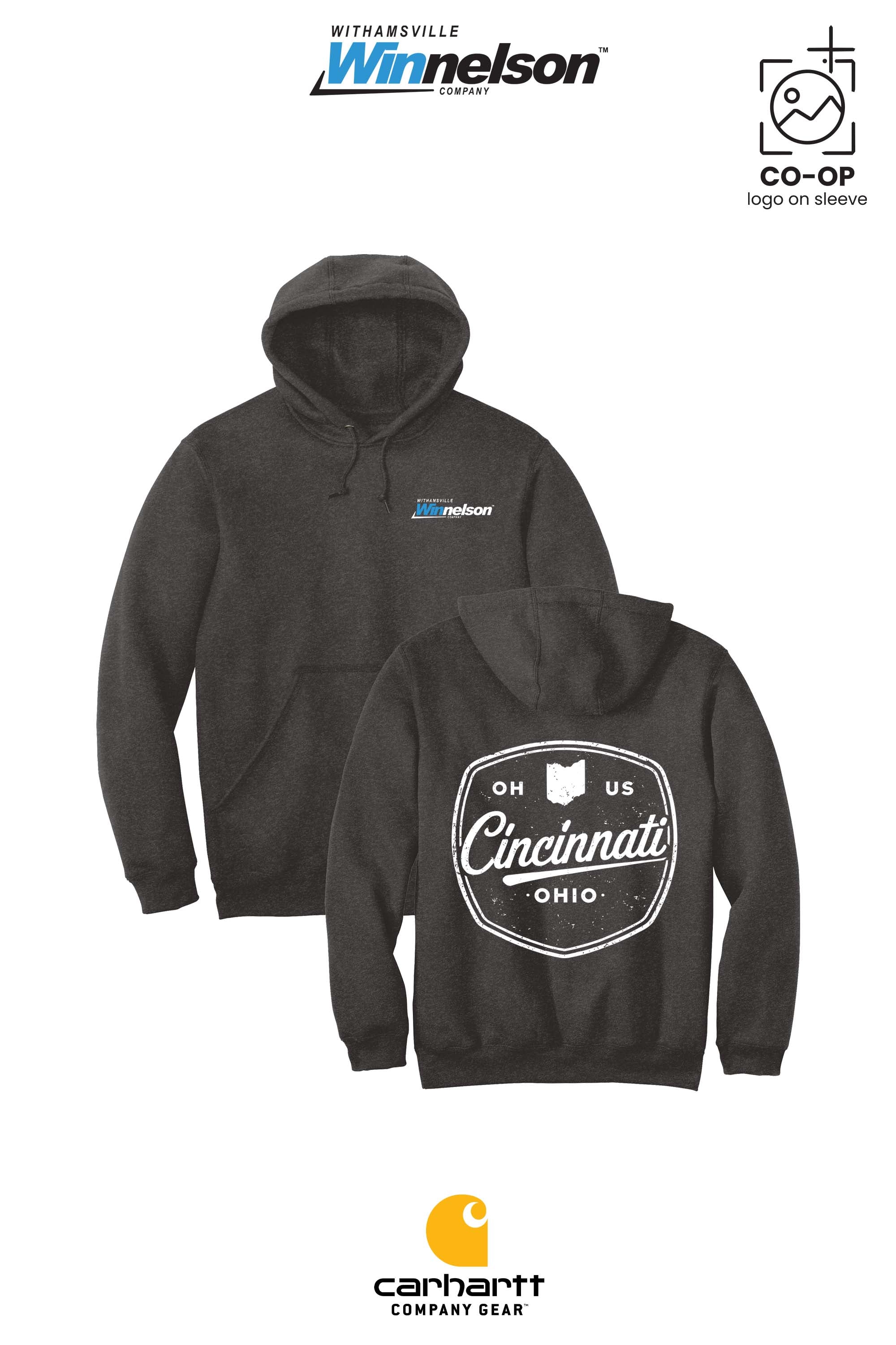 Carhartt® Midweight Hooded Sweatshirt - Withamsville Winnelson