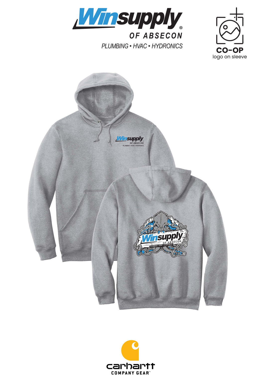 Carhartt® Midweight Hooded Sweatshirt - Winsupply of Absecon