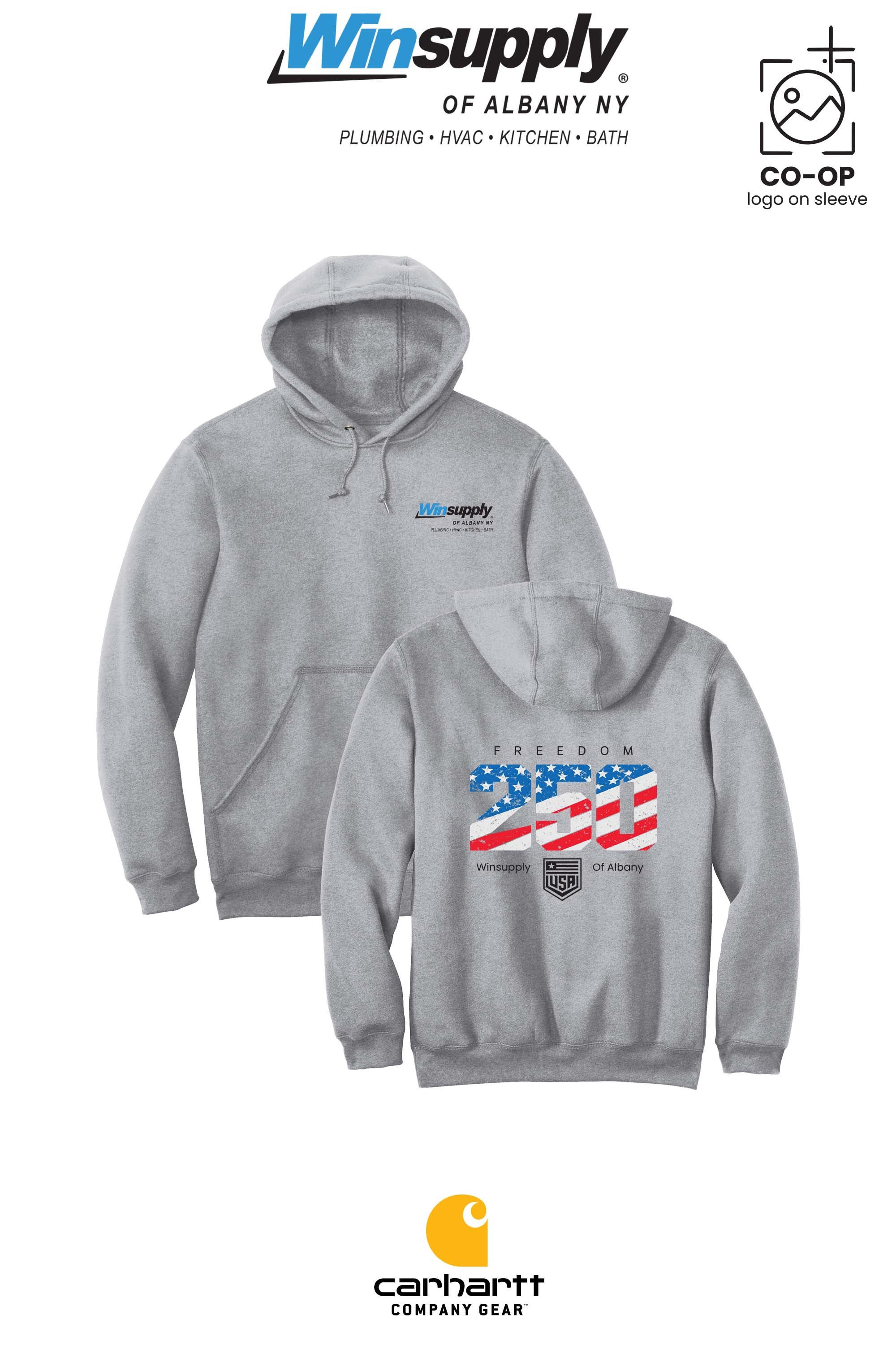 Carhartt® Midweight Hooded Sweatshirt - Winsupply of Albany NY