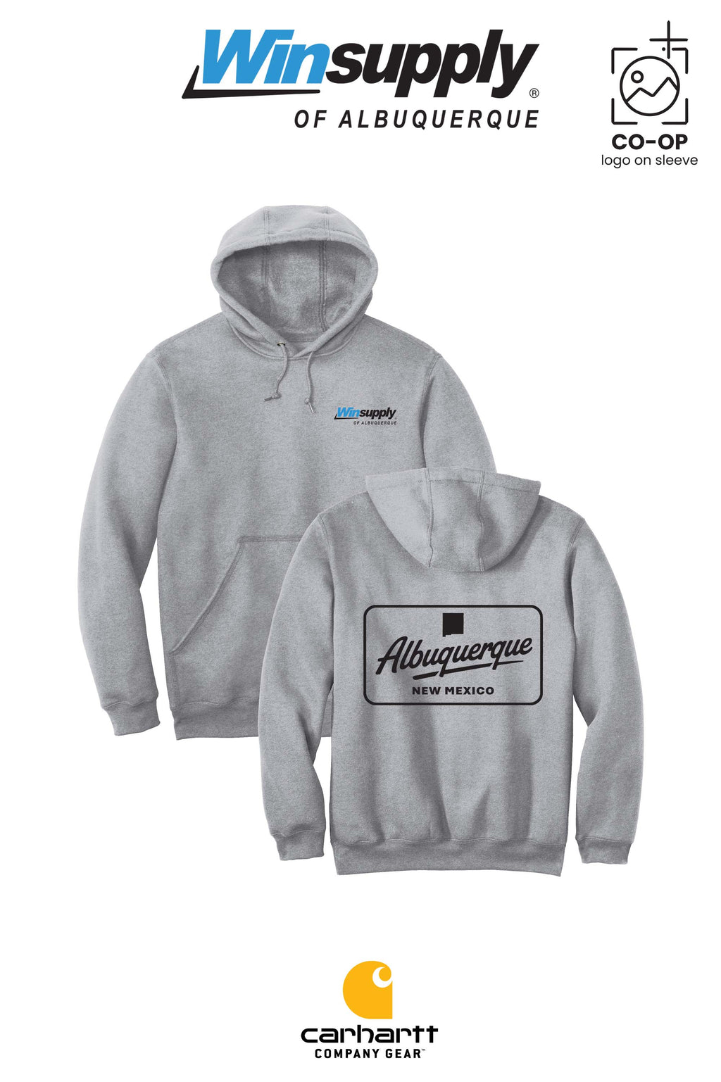 Carhartt® Midweight Hooded Sweatshirt - Winsupply of Albuquerque