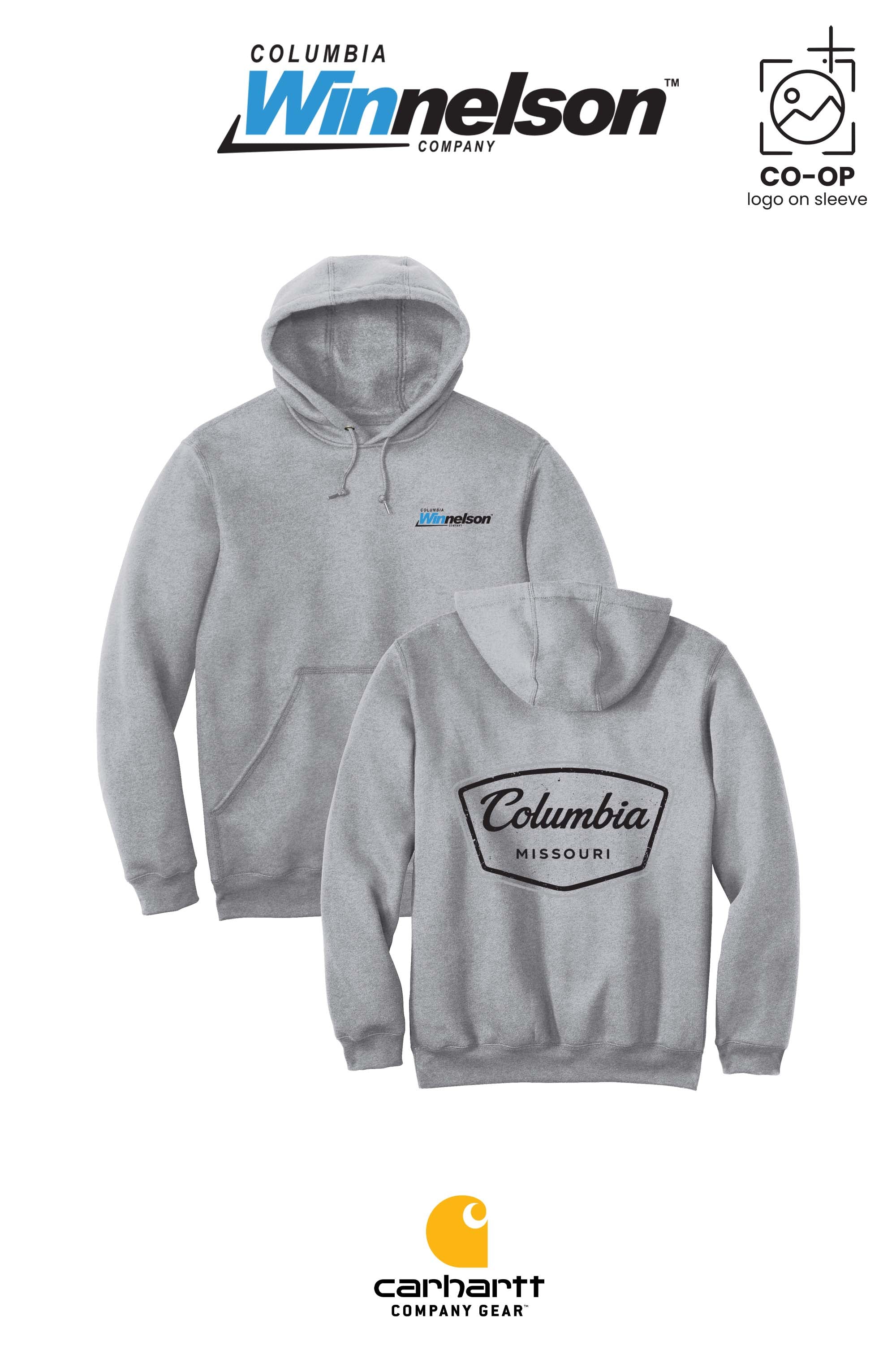 Carhartt® Midweight Hooded Sweatshirt - Columbia MO Winnelson