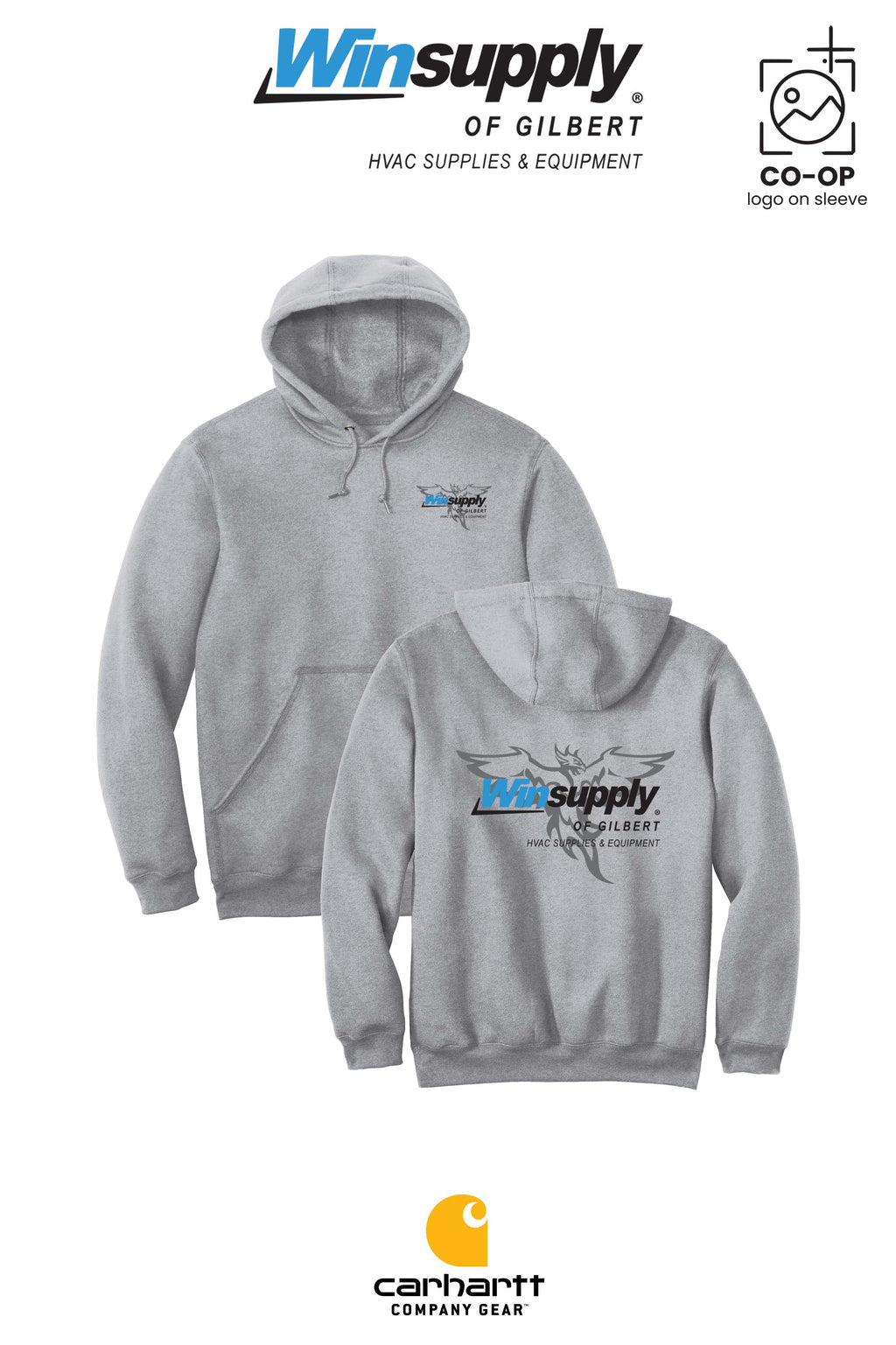 Carhartt® Midweight Hooded Sweatshirt - Winsupply of Gilbert