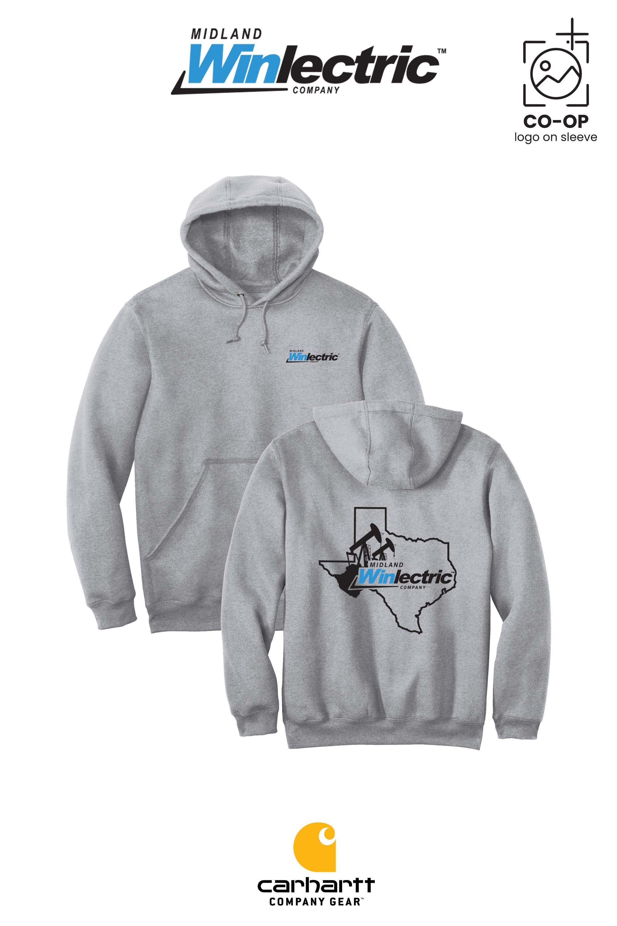 Carhartt® Midweight Hooded Sweatshirt - Winlectric of Midland