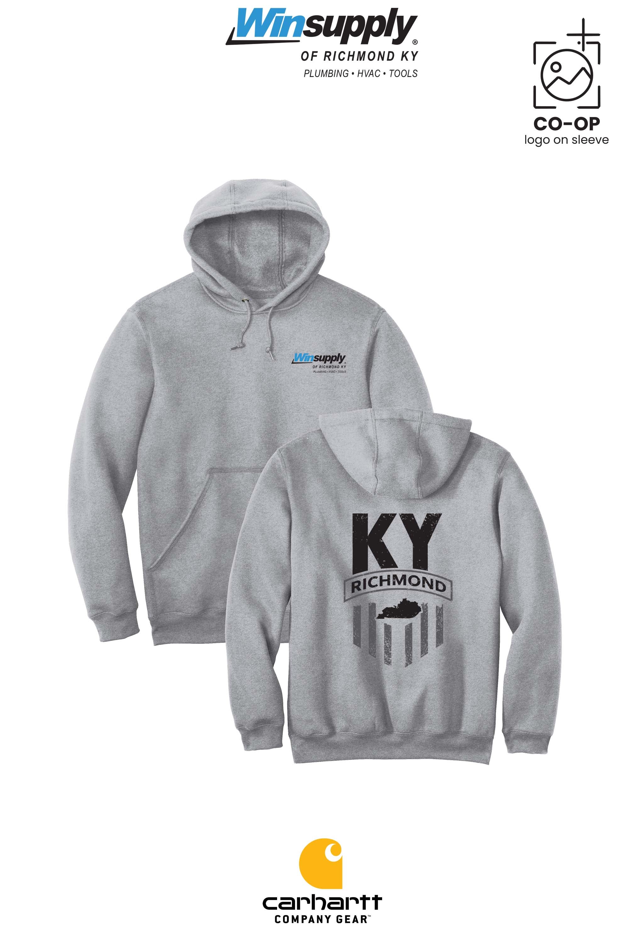 Carhartt® Midweight Hooded Sweatshirt - Winsupply of Richmond KY