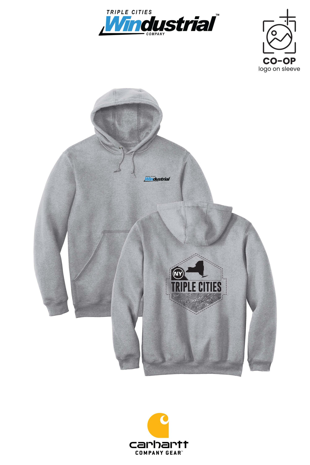 Carhartt® Midweight Hooded Sweatshirt - Windustrial Triple Cities