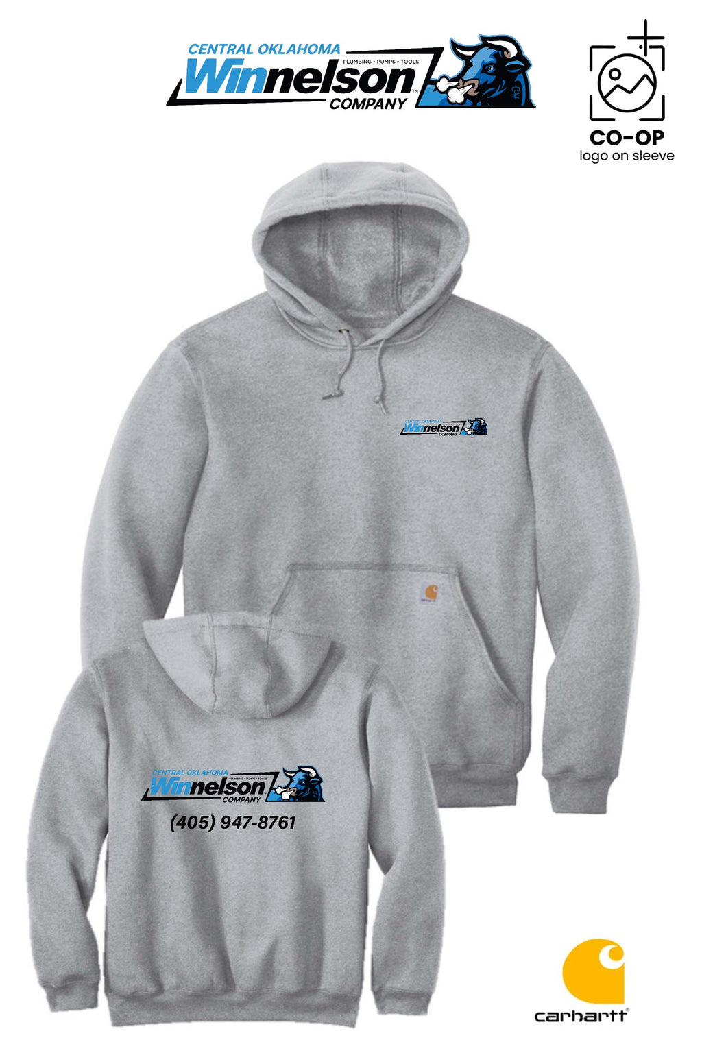 Carhartt® Midweight Hooded Sweatshirt - Winnelson Central Oklahoma