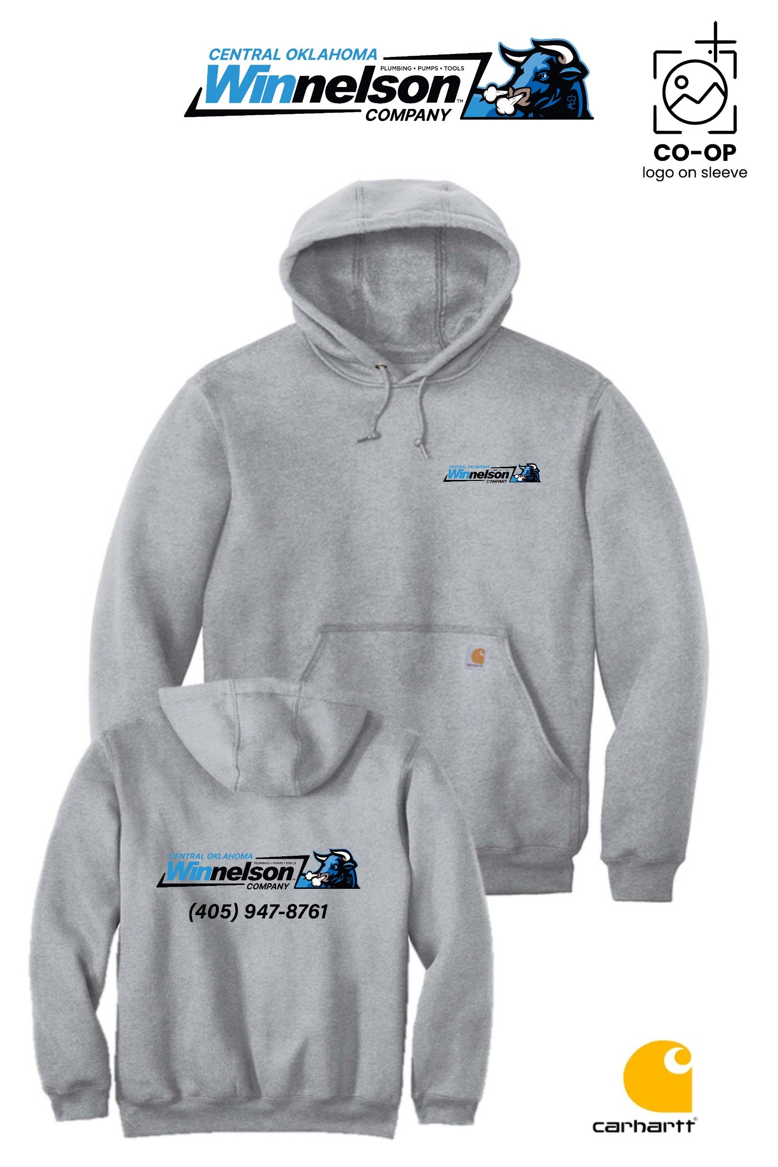 Carhartt® Midweight Hooded Sweatshirt - Winnelson Central Oklahoma
