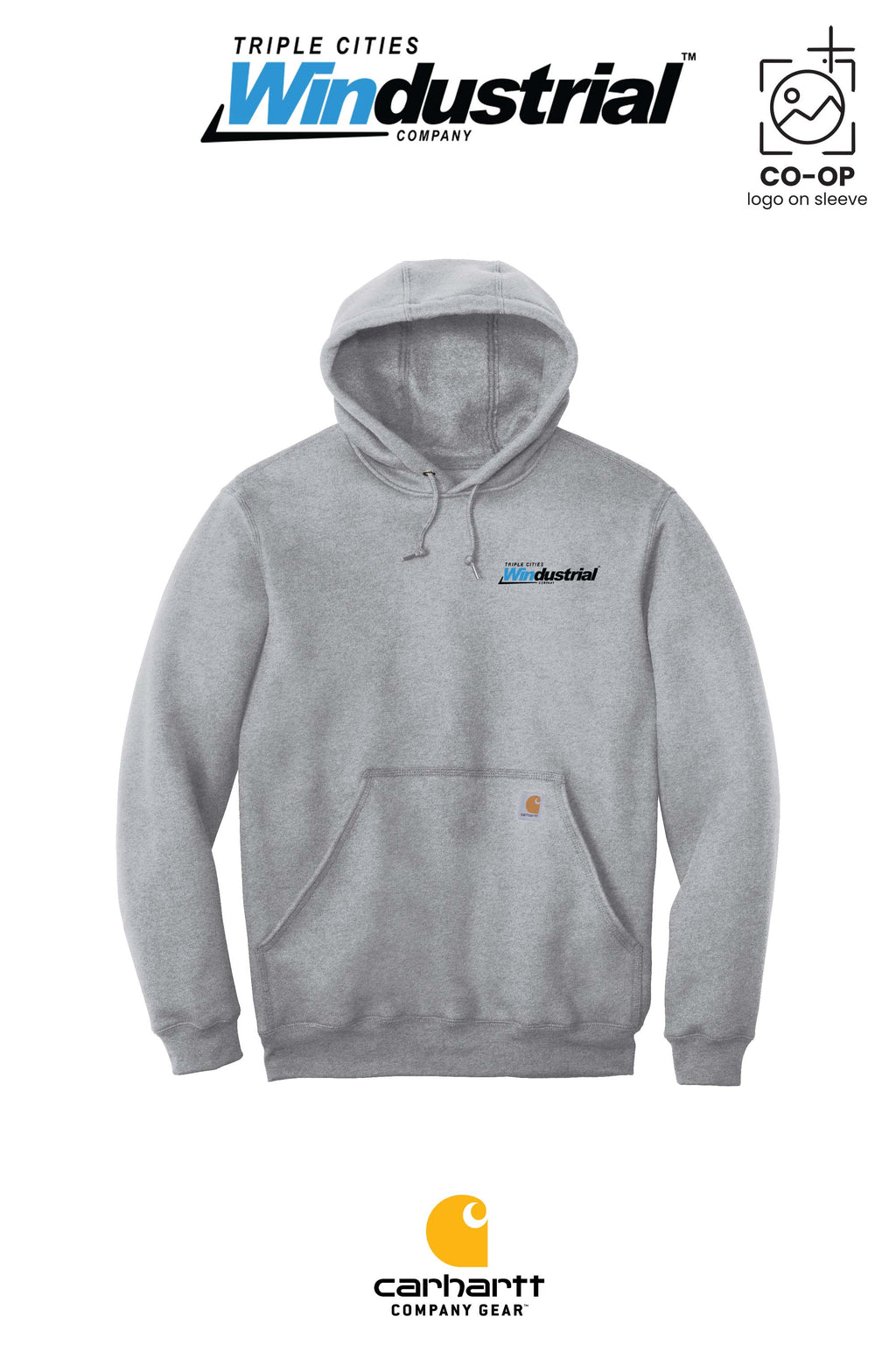 Carhartt® Midweight Hooded Sweatshirt - Windustrial Triple Cities (Left Chest Only)