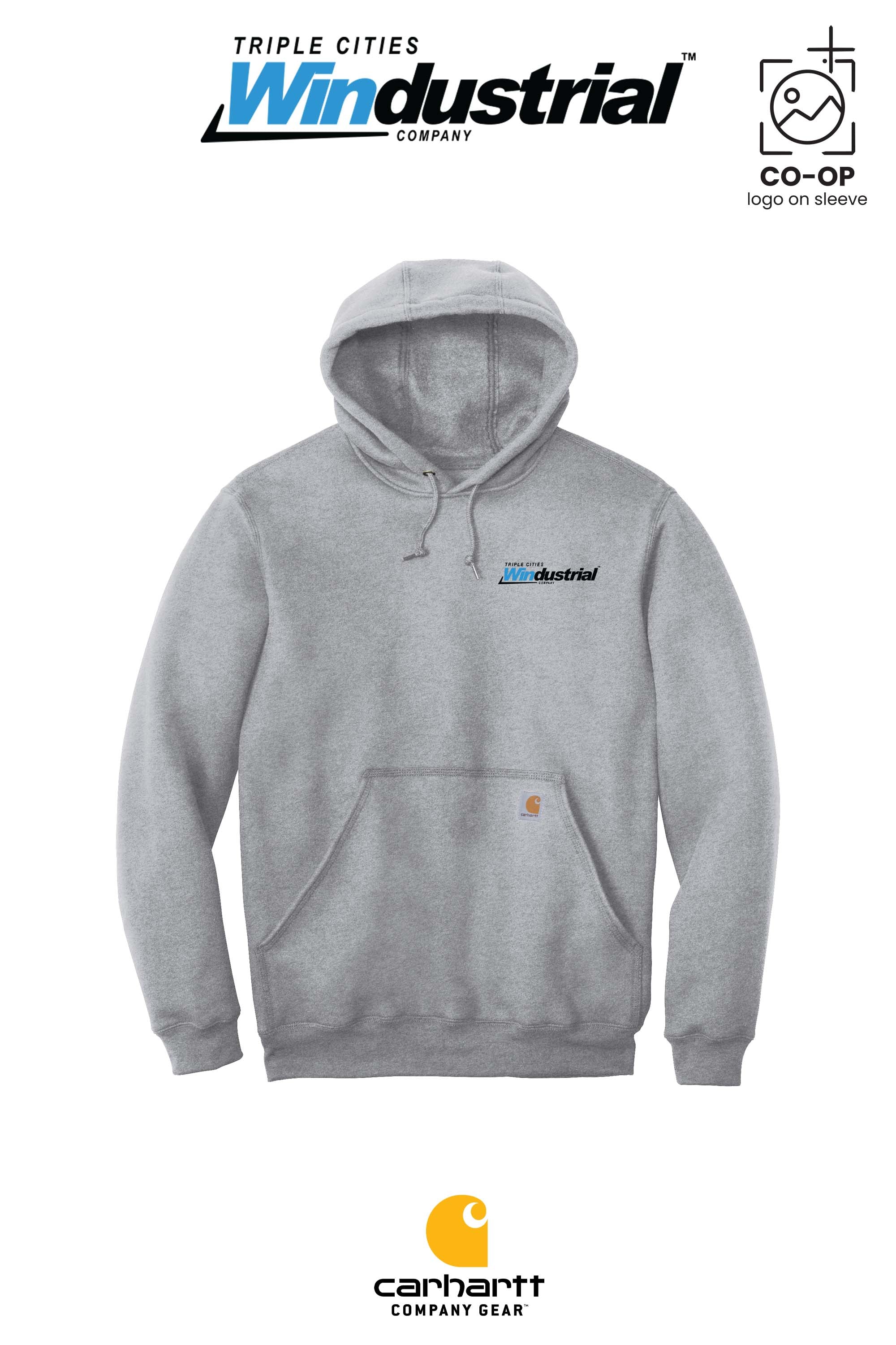 Carhartt® Midweight Hooded Sweatshirt - Windustrial Triple Cities (Left Chest Only)