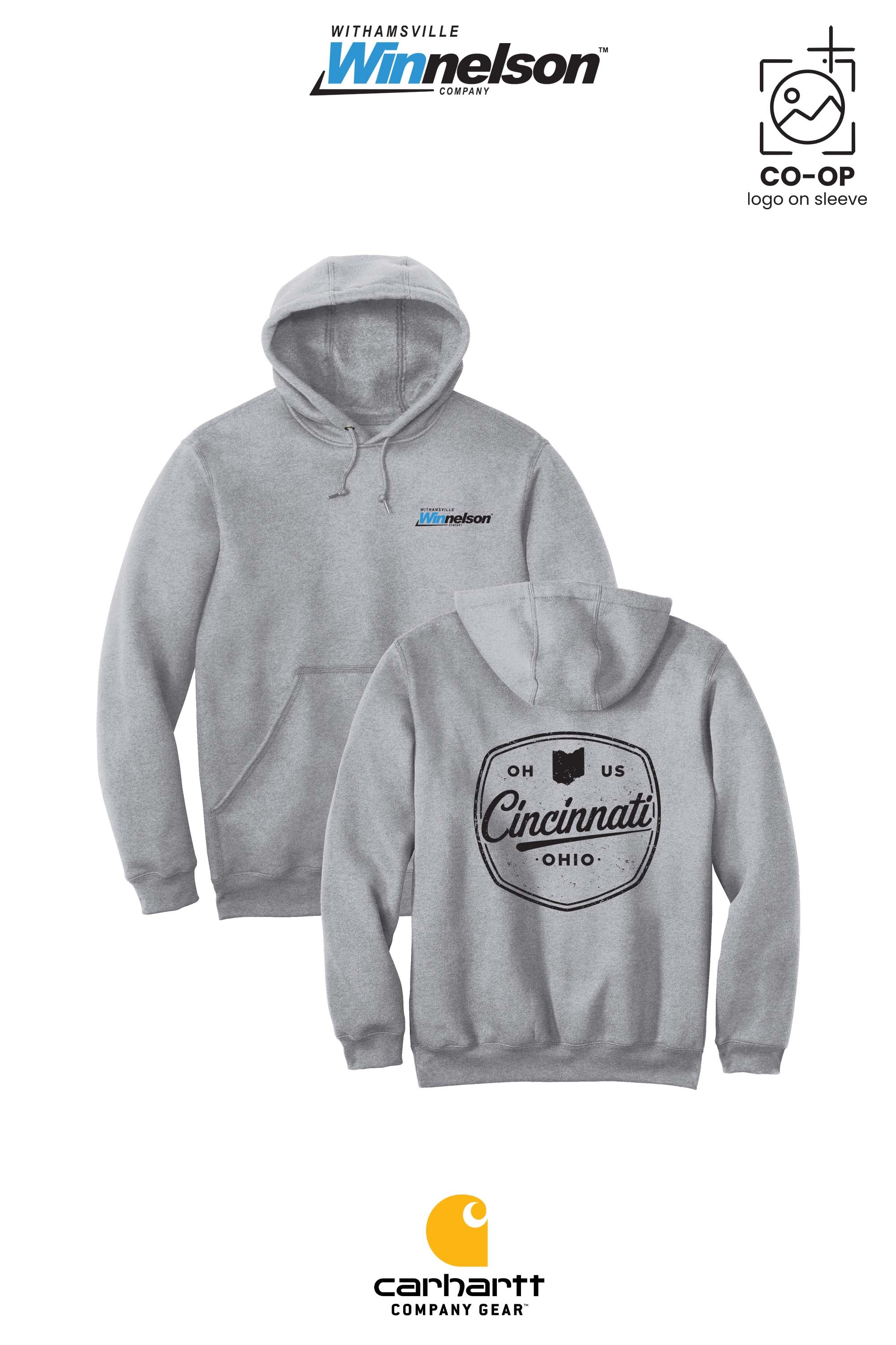 Carhartt® Midweight Hooded Sweatshirt - Withamsville Winnelson