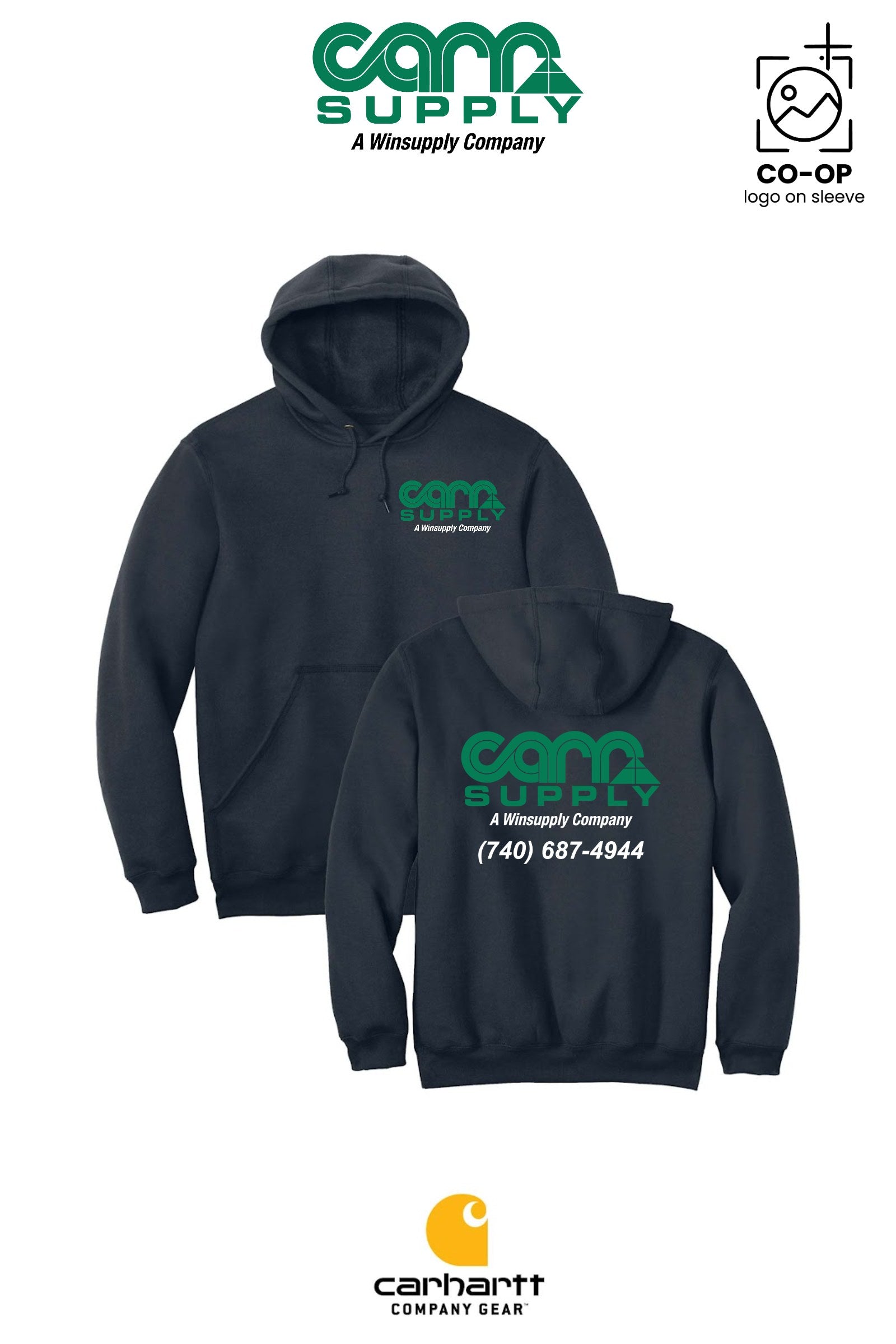 Carhartt® Midweight Hooded Sweatshirt - Carr Supply - Lancaster