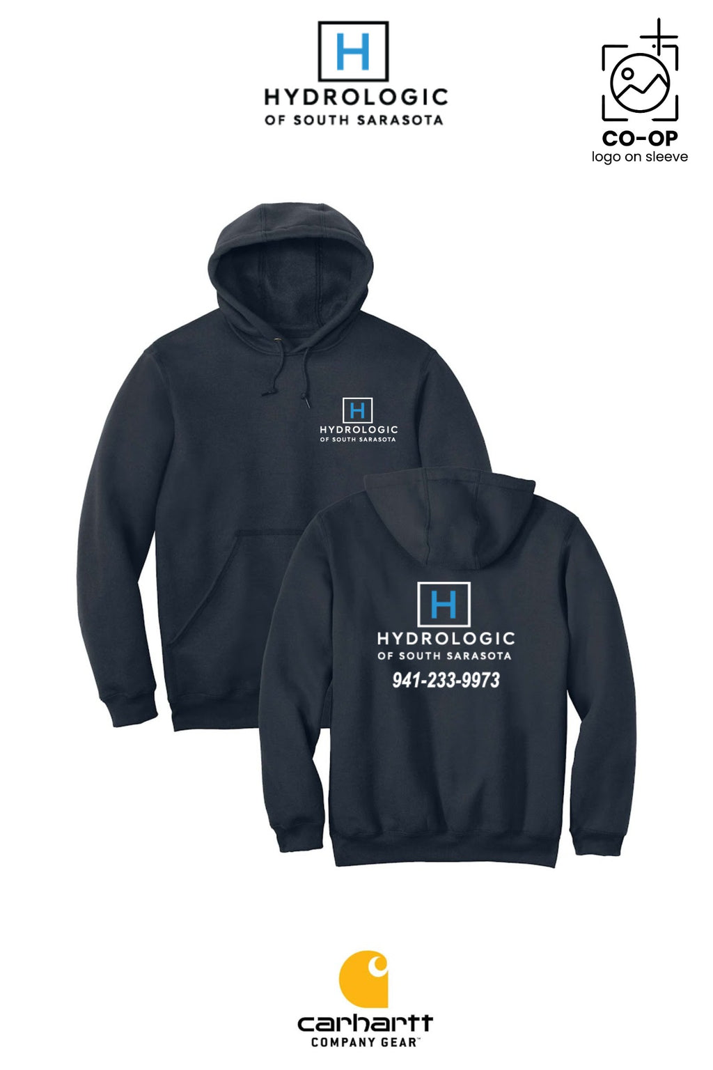 Carhartt® Midweight Hooded Sweatshirt - Winsupply Sarasota FL Co.