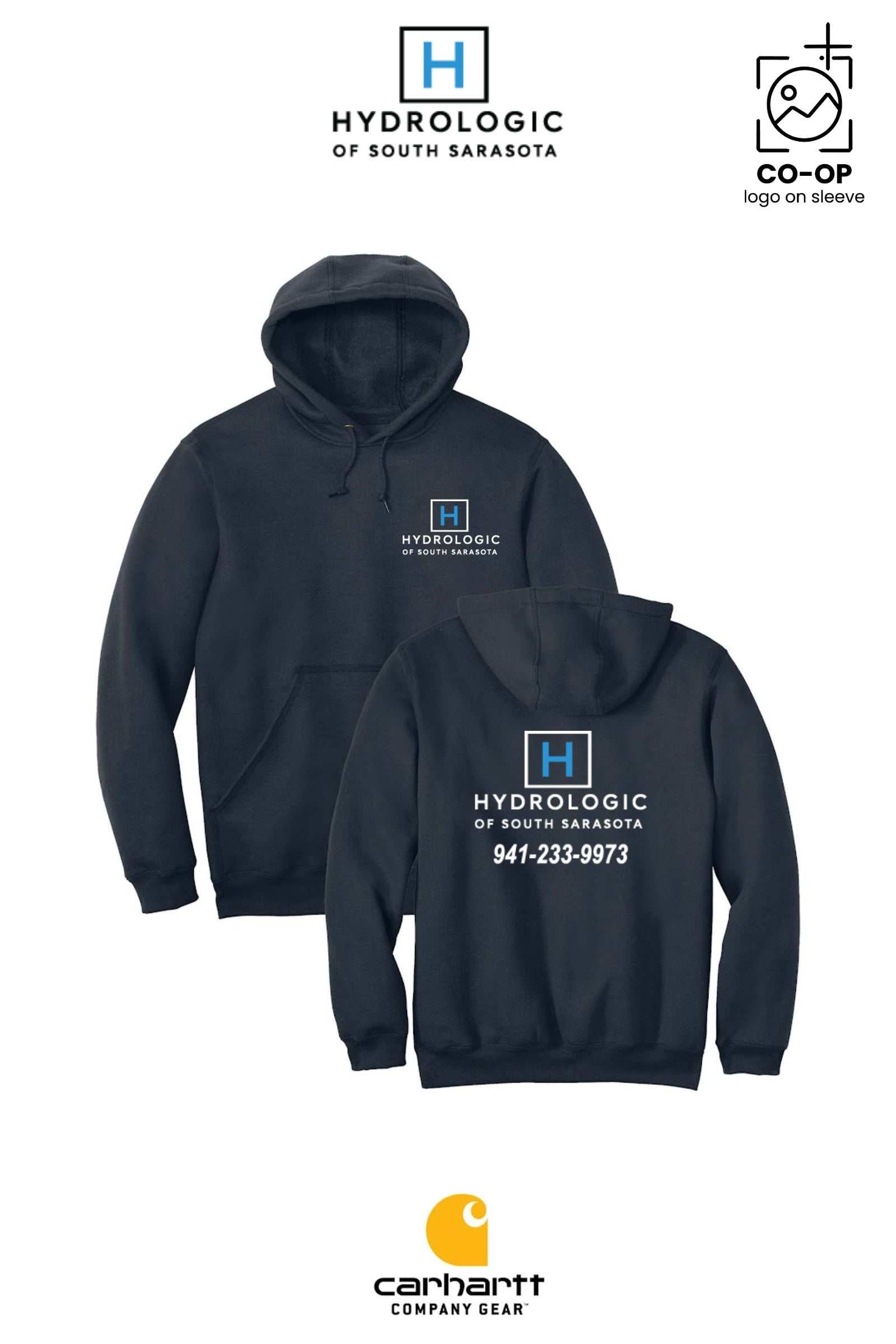 Carhartt® Midweight Hooded Sweatshirt - Winsupply Sarasota FL Co.