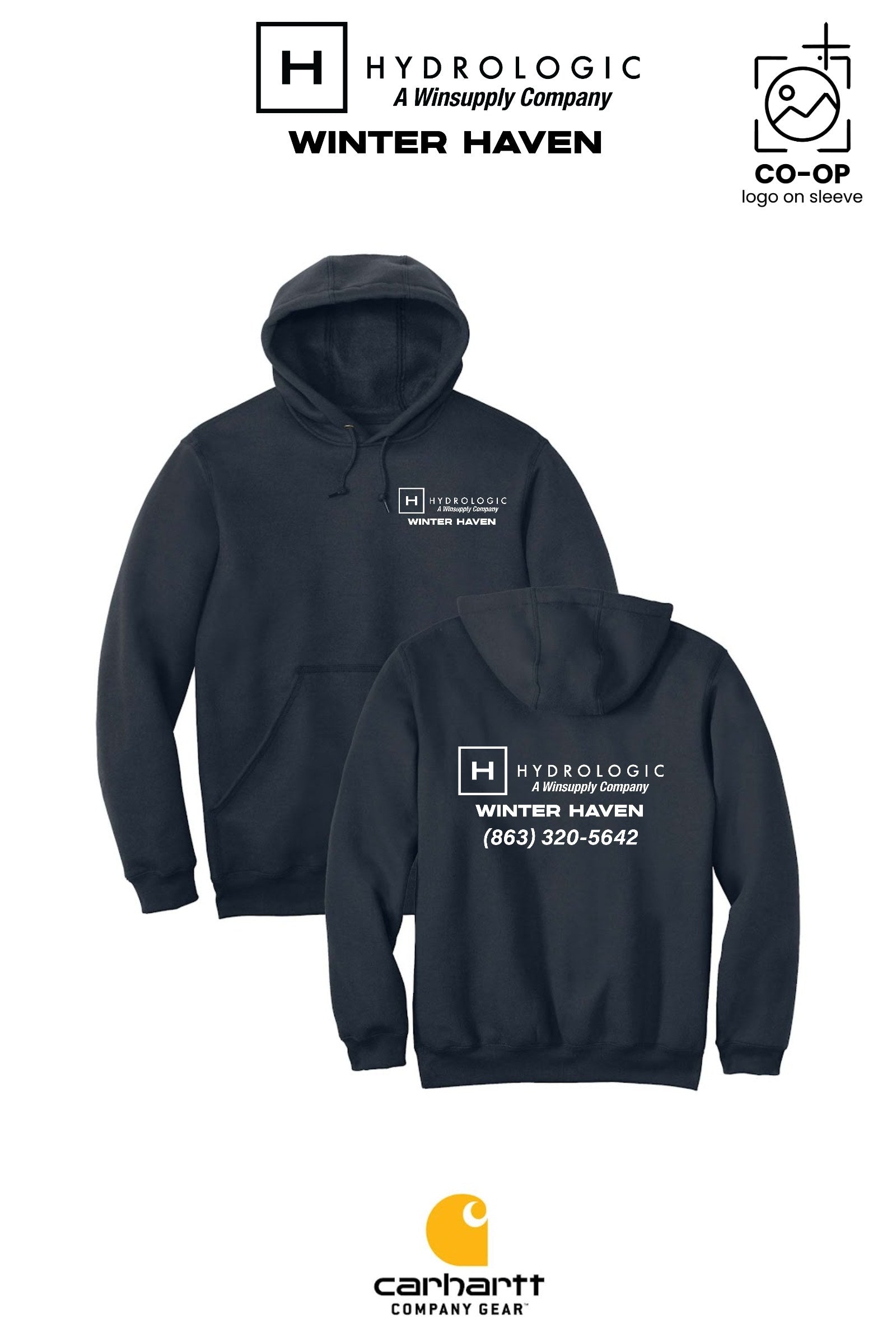 Carhartt® Midweight Hooded Sweatshirt - Winsupply of Winter Haven