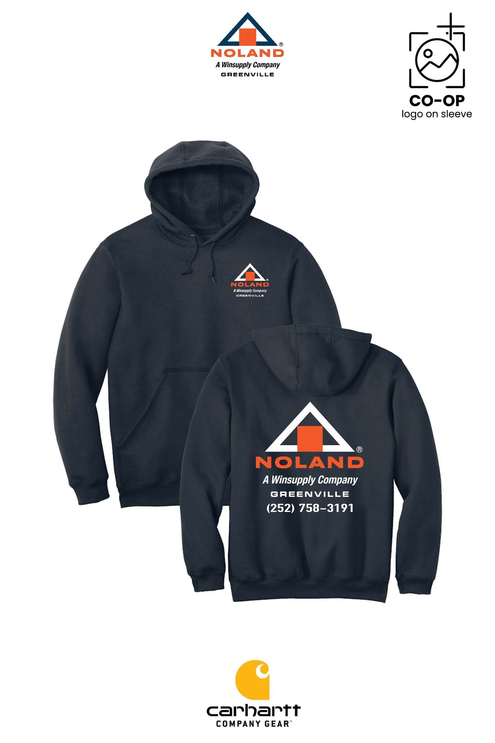 Carhartt® Midweight Hooded Sweatshirt - Greenville Noland Co.