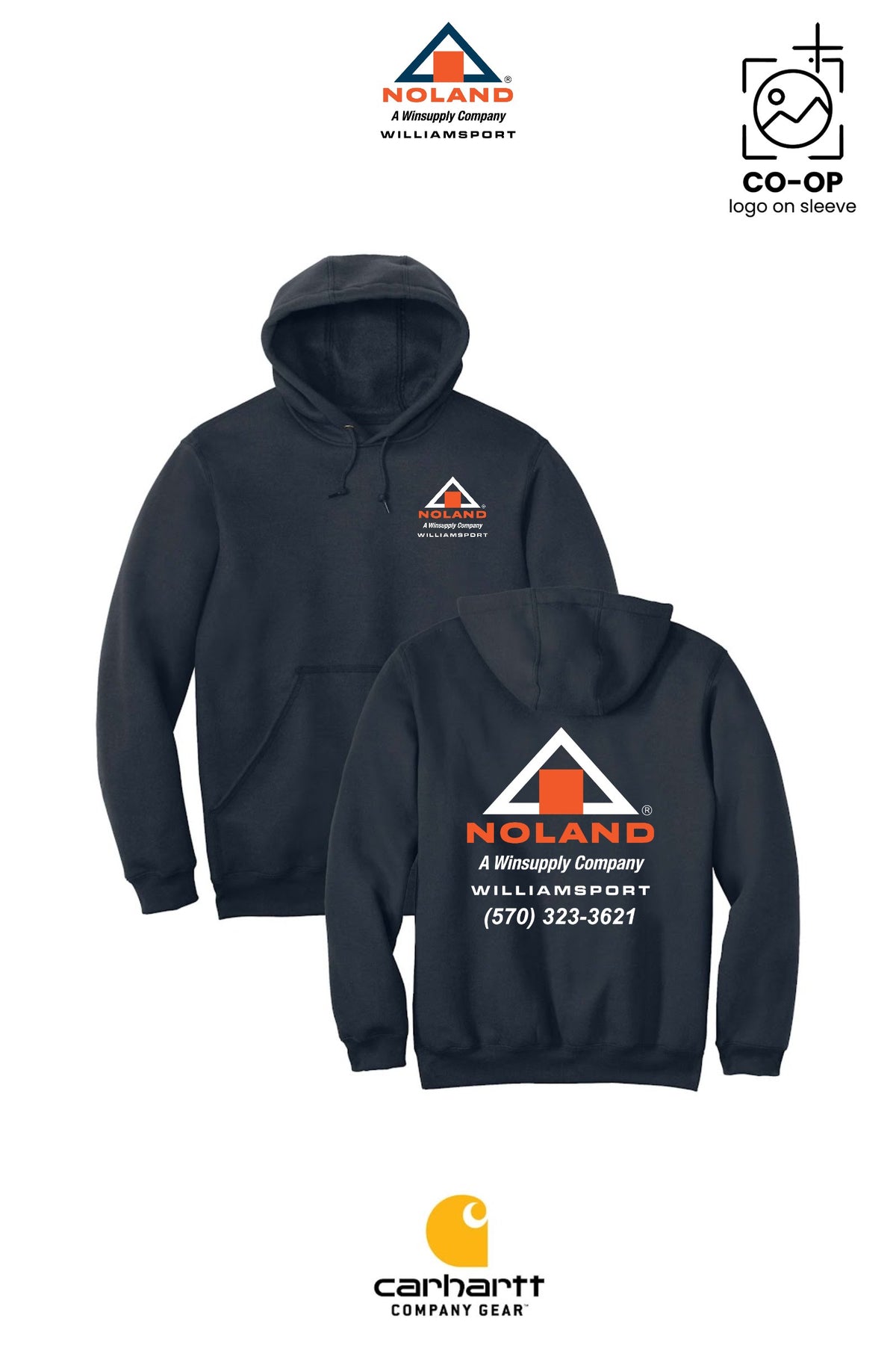 Carhartt® Midweight Hooded Sweatshirt - Williamsport Noland