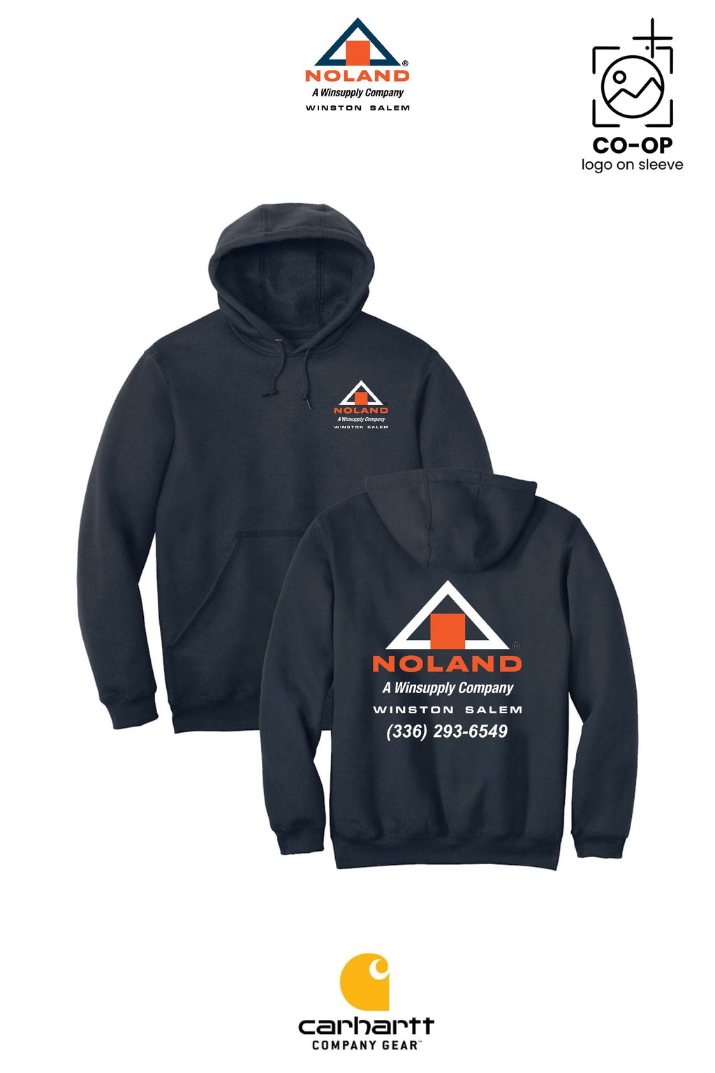 Carhartt® Midweight Hooded Sweatshirt - Winston Salem Noland