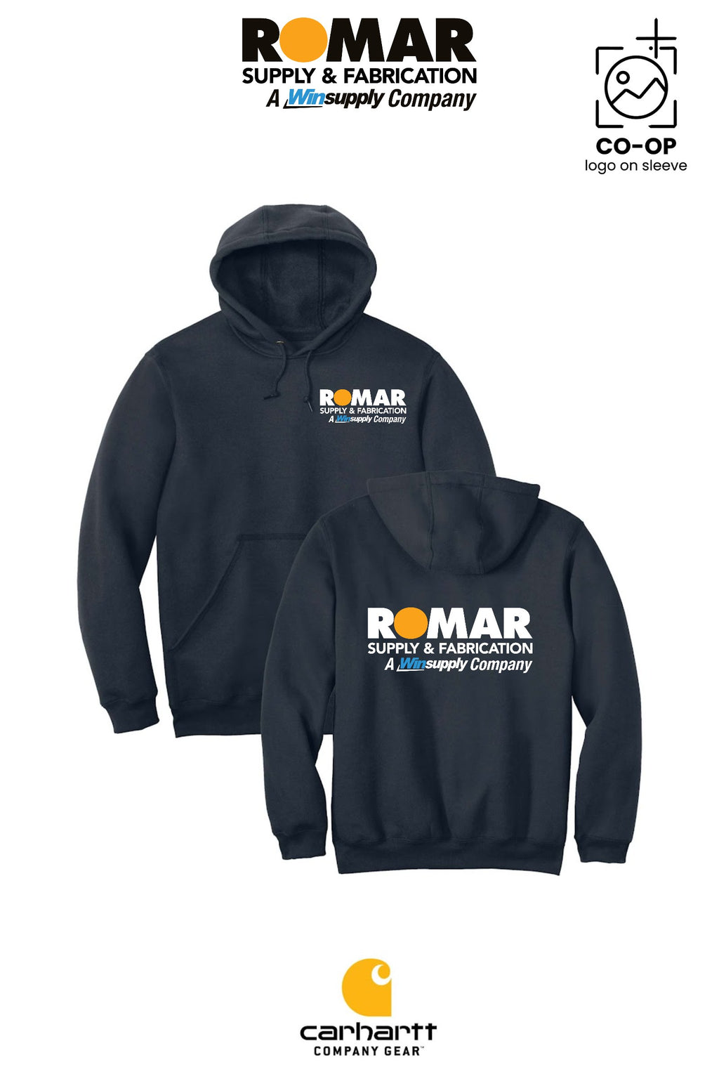 Carhartt® Midweight Hooded Sweatshirt - Romar Supply San Antonio