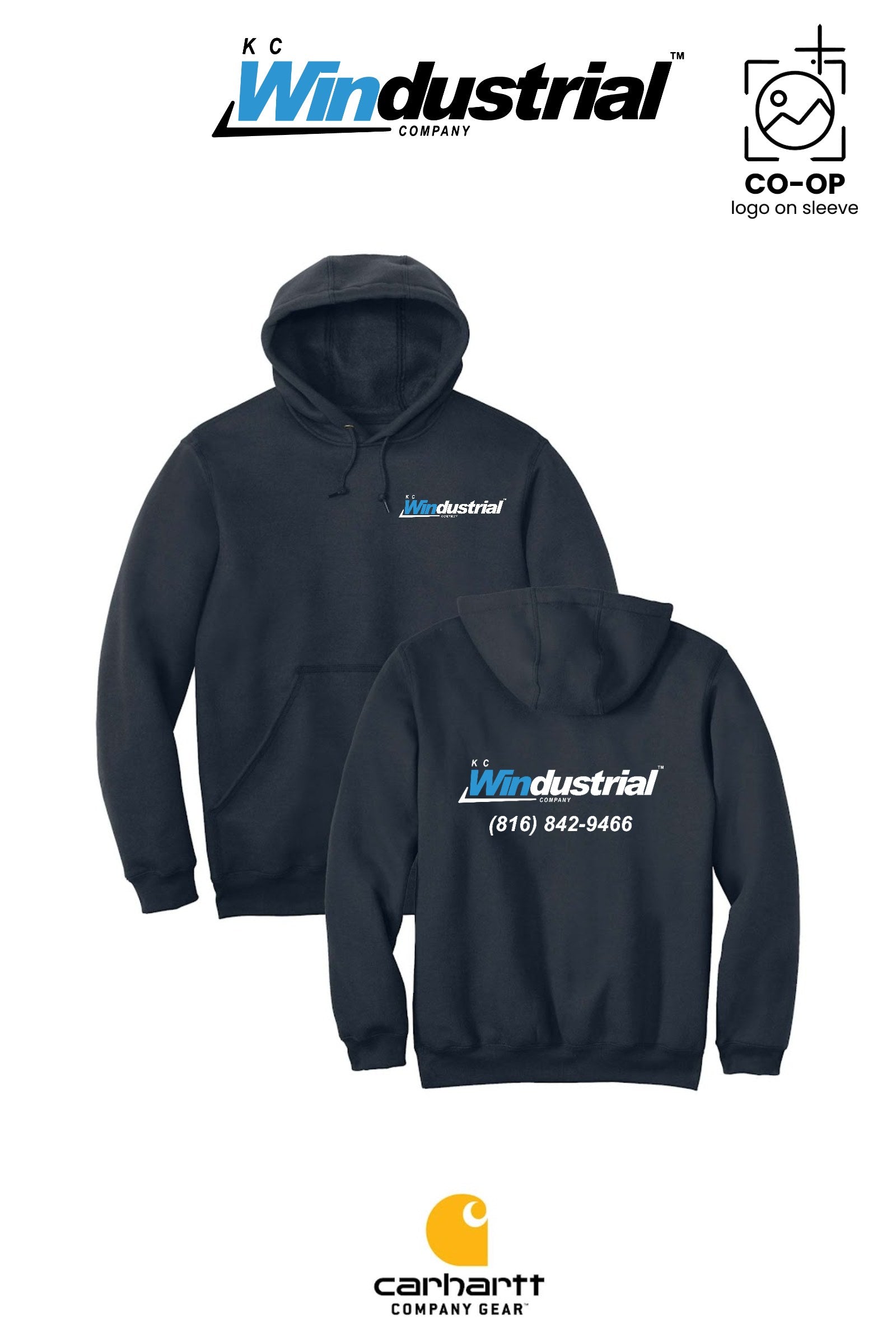 Carhartt® Midweight Hooded Sweatshirt - KC Windustrial
