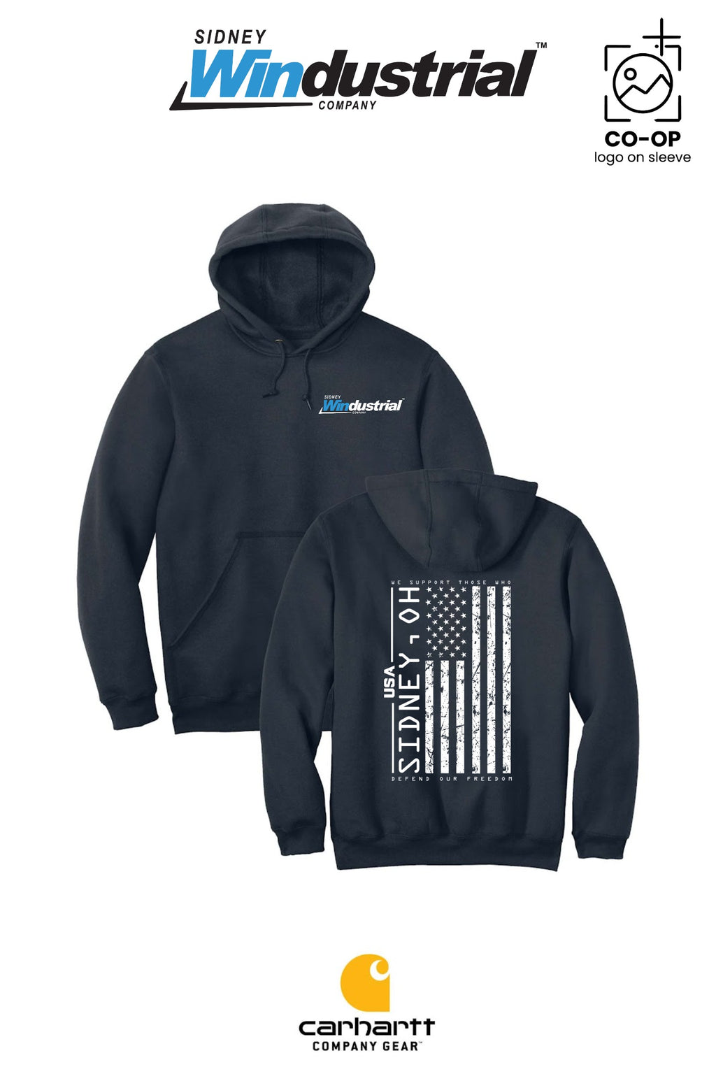 Carhartt® Midweight Hooded Sweatshirt - Sidney Windustrial