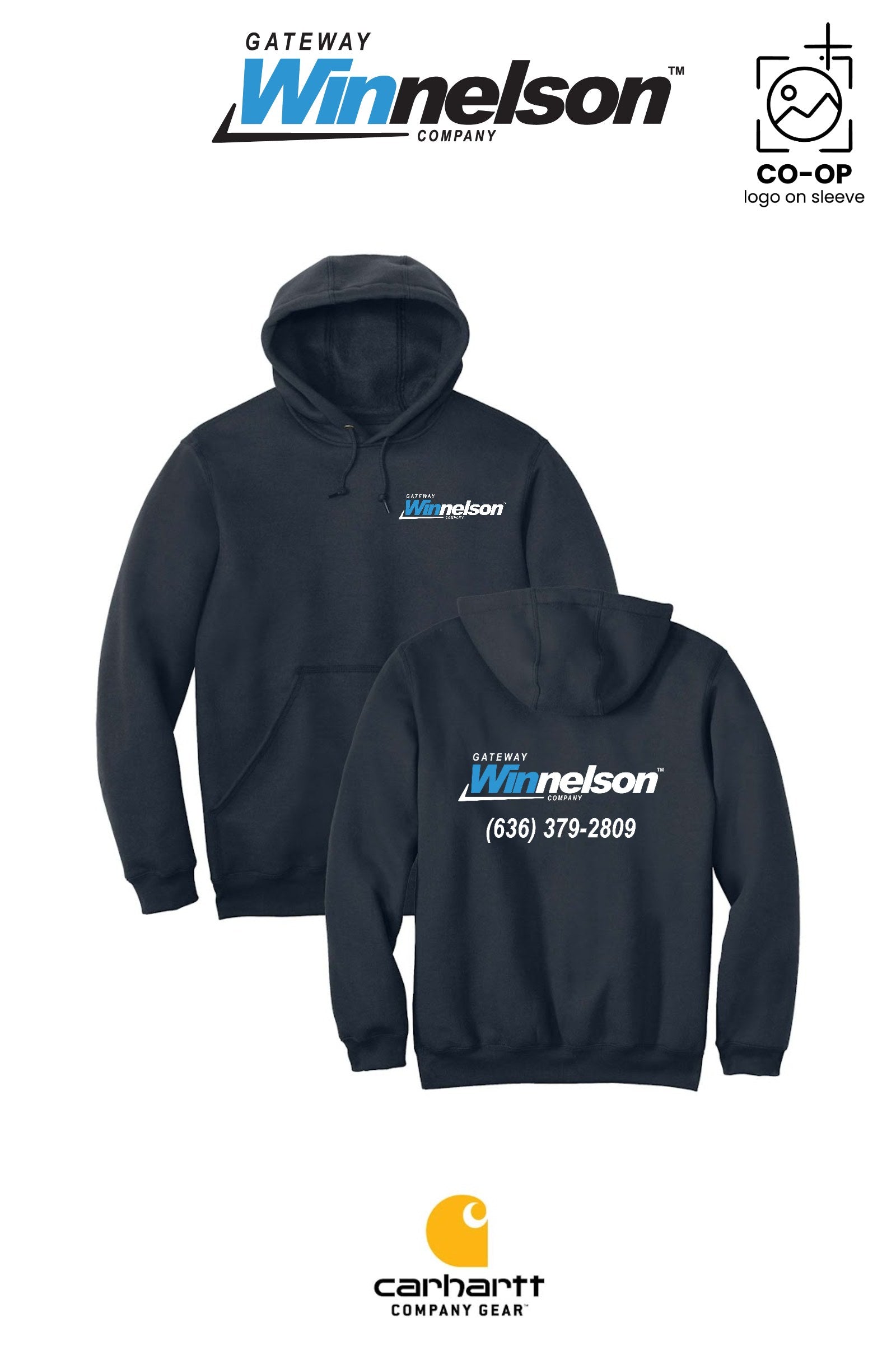 Carhartt® Midweight Hooded Sweatshirt - Gateway Winnelson