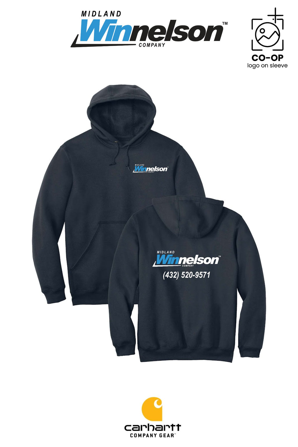 Carhartt® Midweight Hooded Sweatshirt - Midland Winnelson