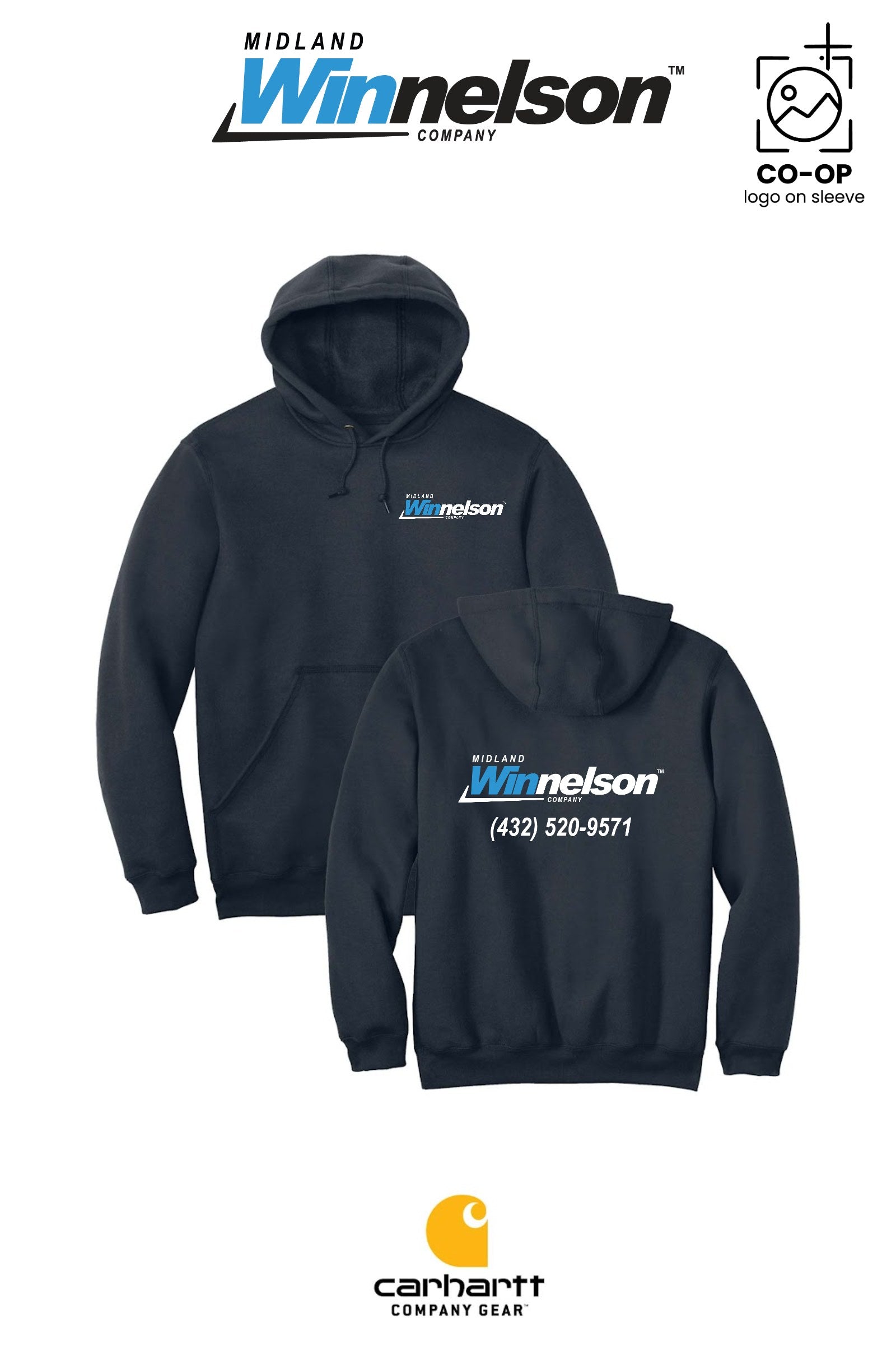 Carhartt® Midweight Hooded Sweatshirt - Midland Winnelson