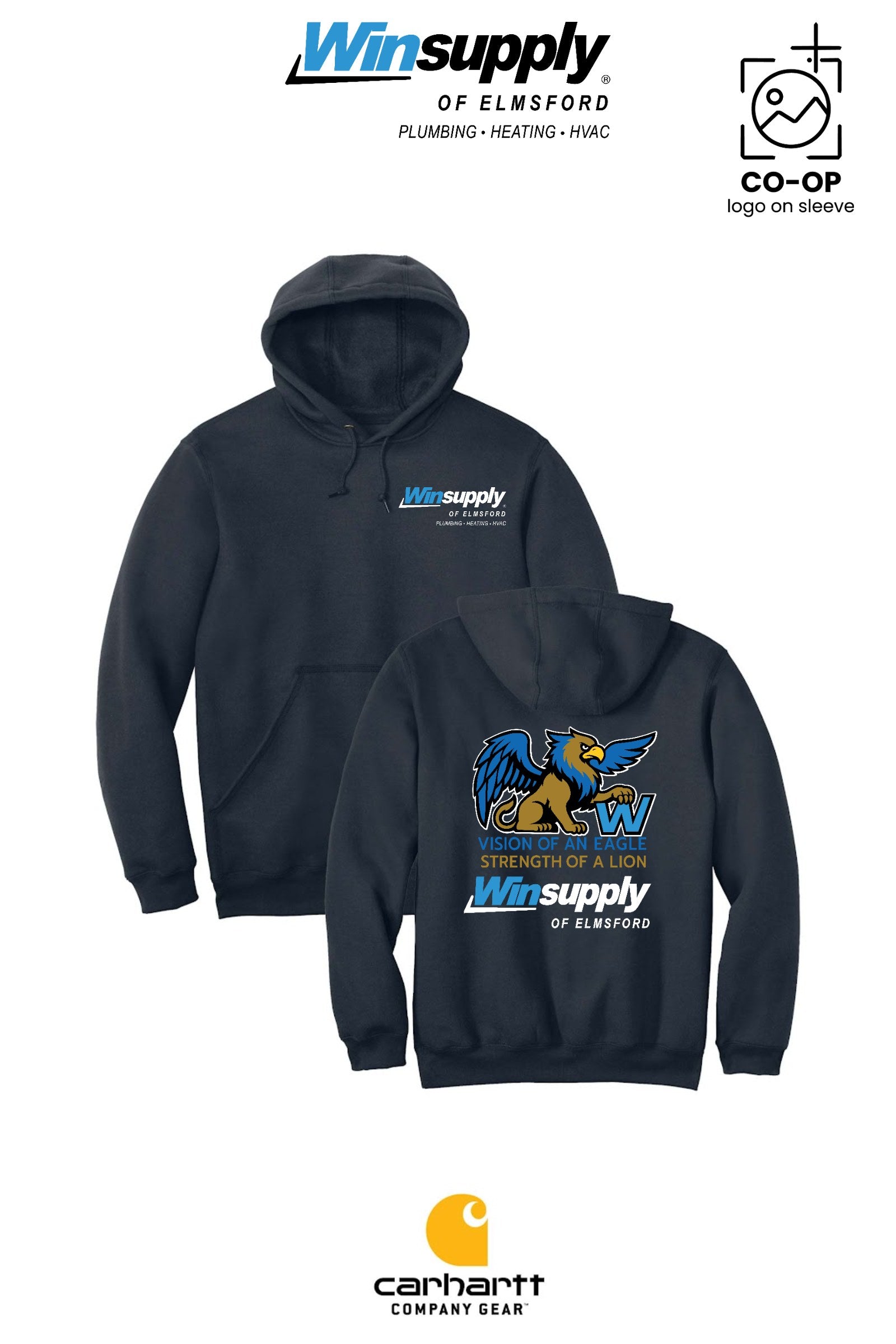 Carhartt® Midweight Hooded Sweatshirt - Winsupply of Elmsford