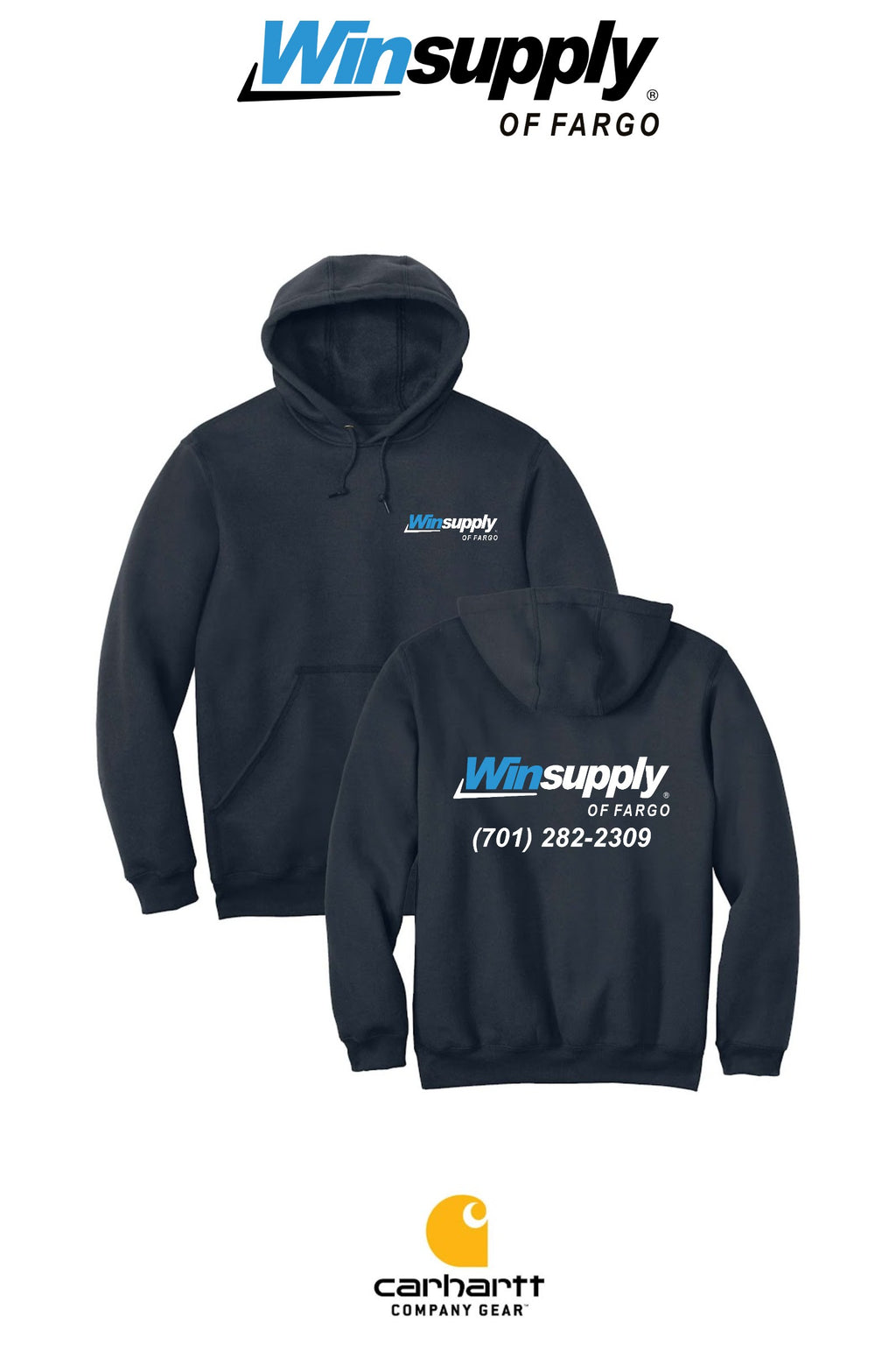 Carhartt® Midweight Hooded Sweatshirt - Winsupply of Fargo
