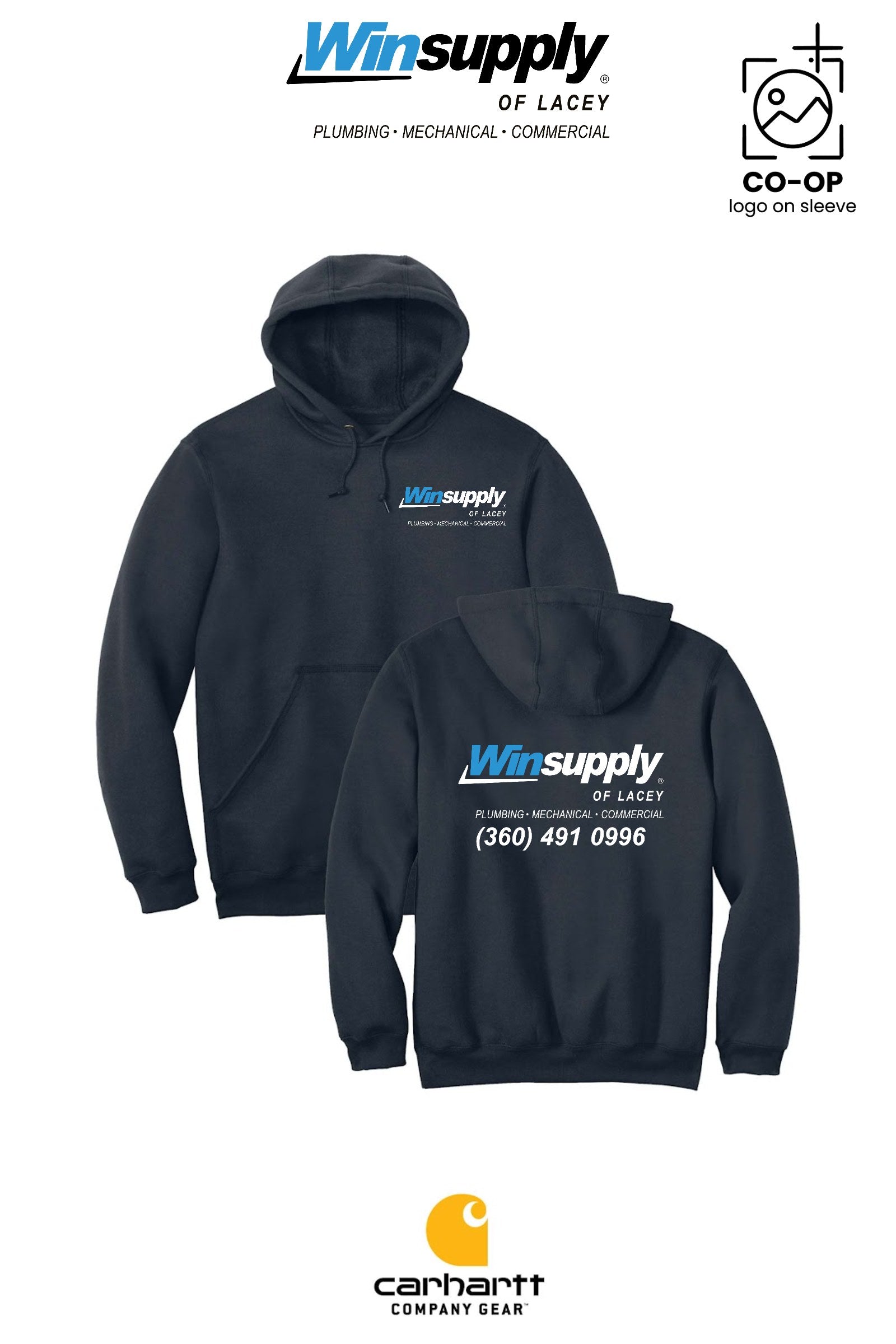 Carhartt® Midweight Hooded Sweatshirt - Winsupply of Lacey