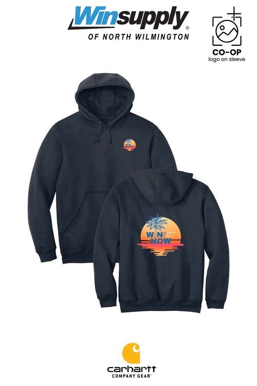 "WIN NOW" Carhartt® Midweight Hooded Sweatshirt - Winsupply N Wilmington NC