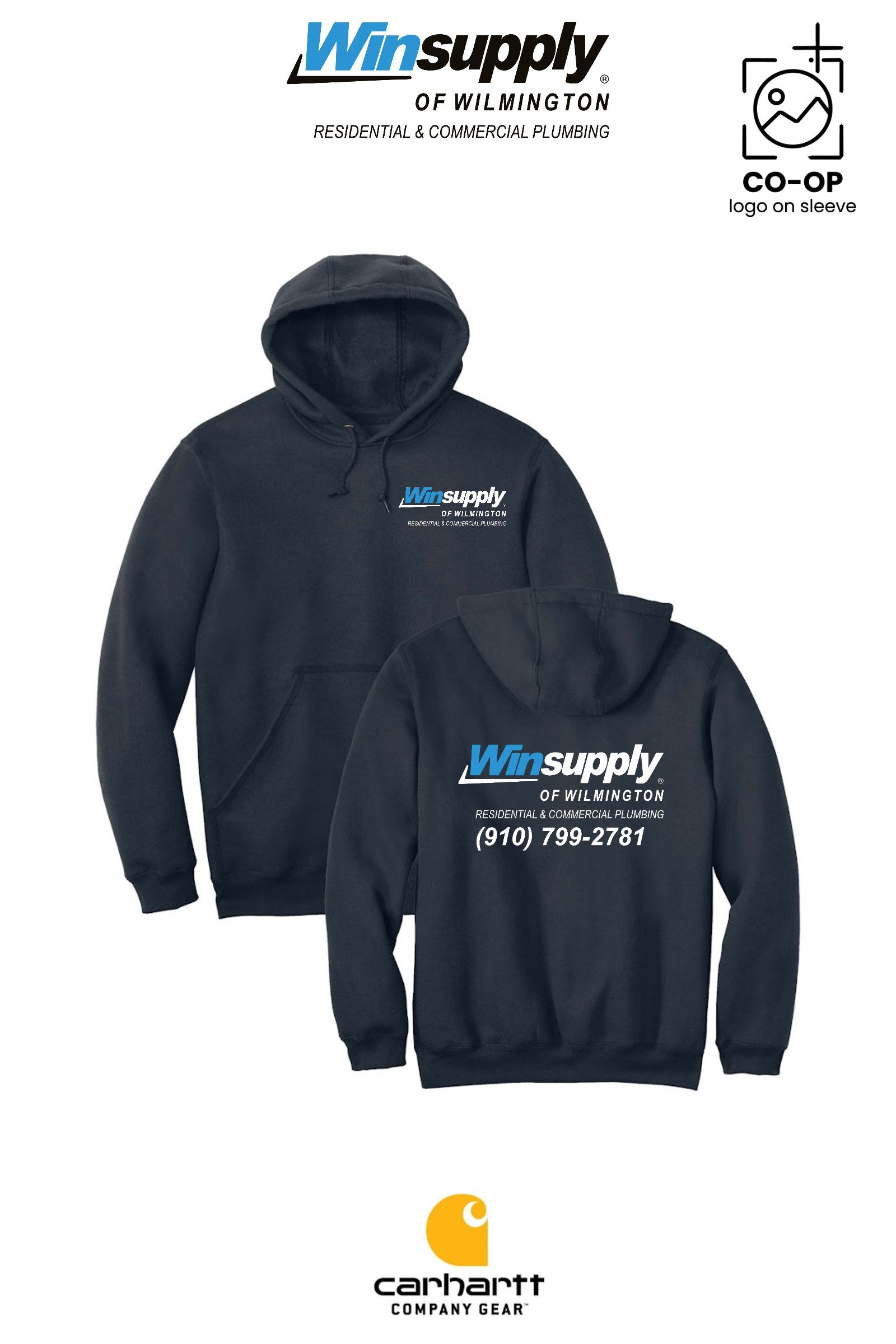Carhartt® Midweight Hooded Sweatshirt - Winsupply of Wilmington