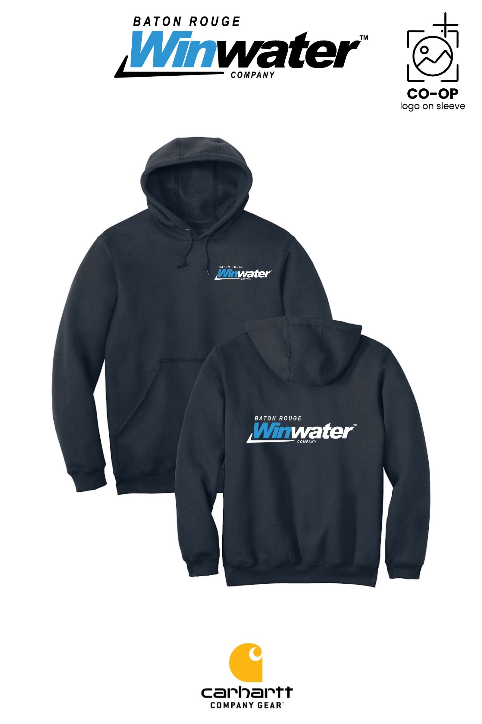 Carhartt® Midweight Hooded Sweatshirt - Baton Rouge Winwater