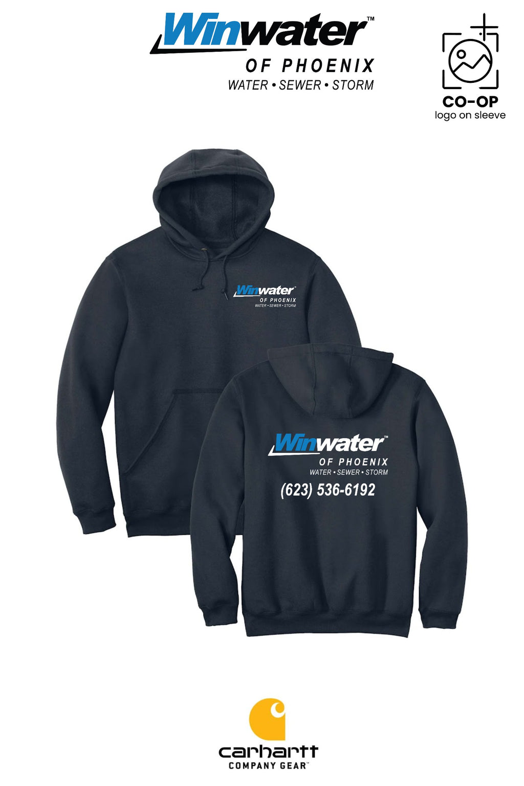 Carhartt® Midweight Hooded Sweatshirt - Winwater of Phoenix
