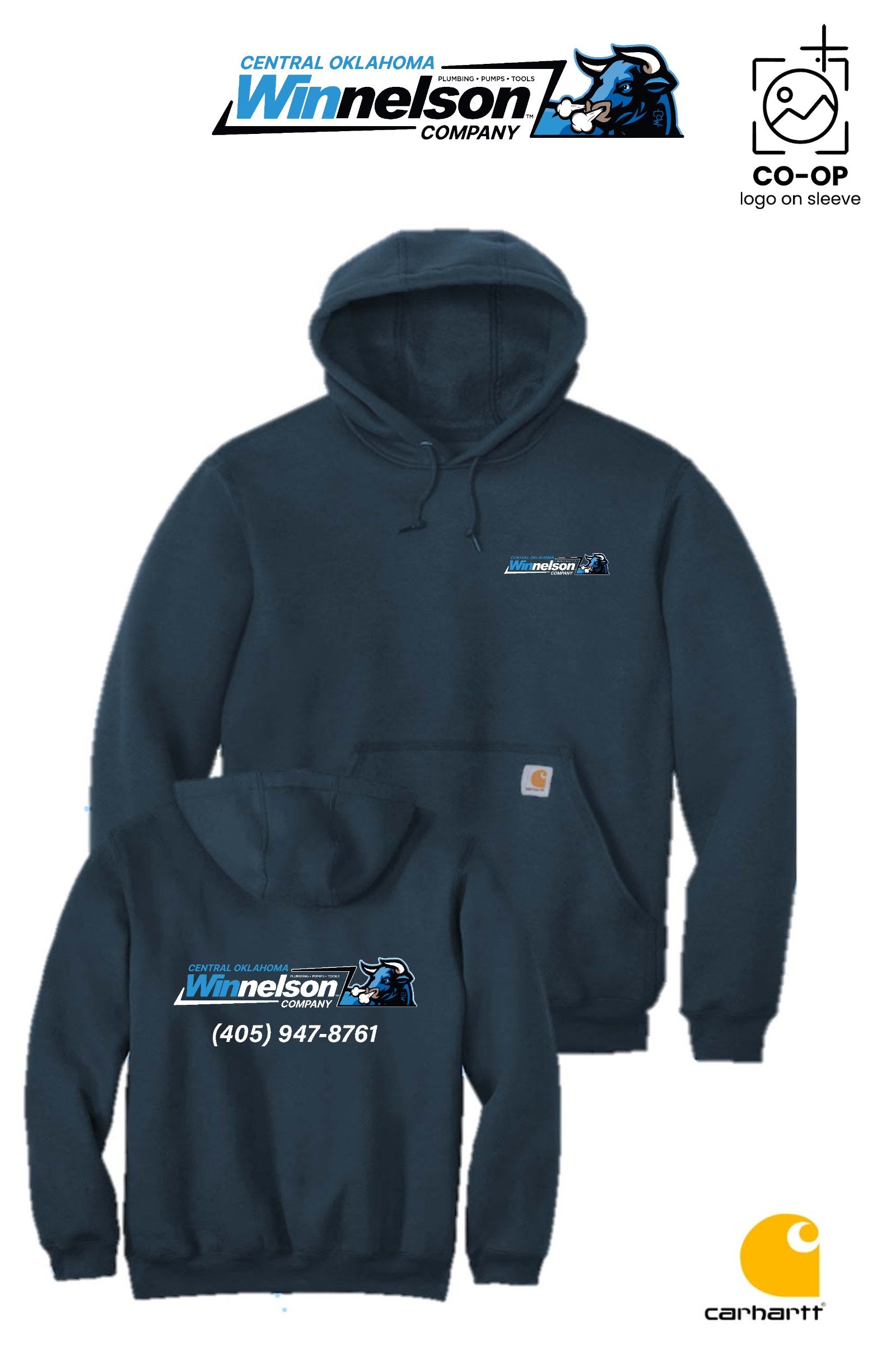 Carhartt® Midweight Hooded Sweatshirt - Winnelson Central Oklahoma