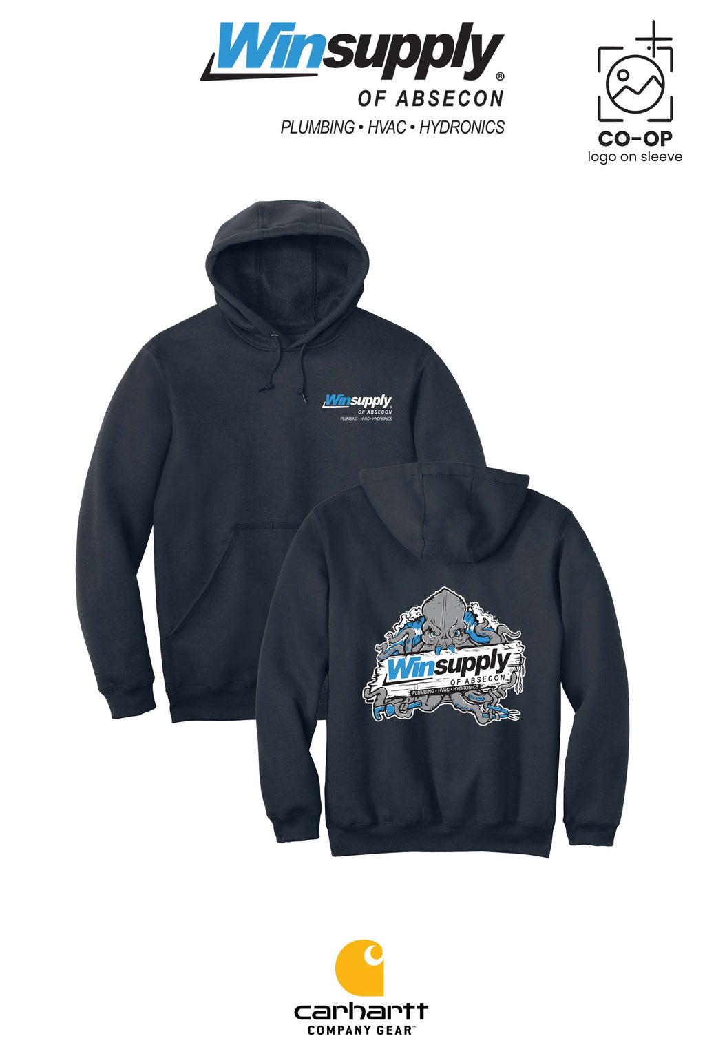 Carhartt® Midweight Hooded Sweatshirt - Winsupply of Absecon
