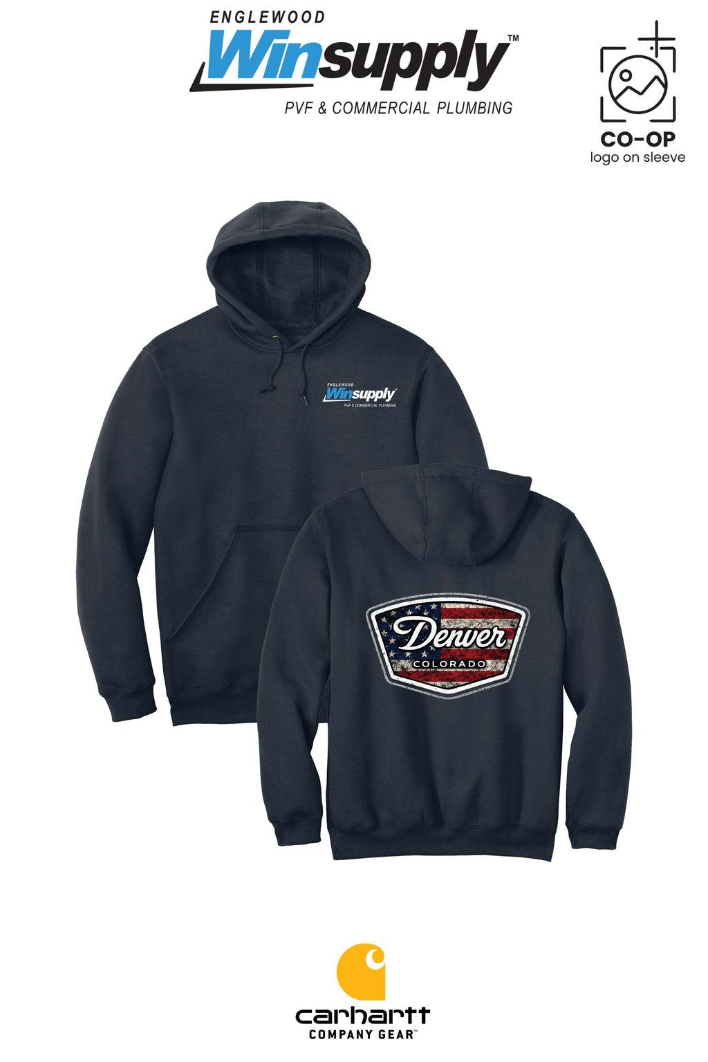 Carhartt® Midweight Hooded Sweatshirt - Englewood Winsupply