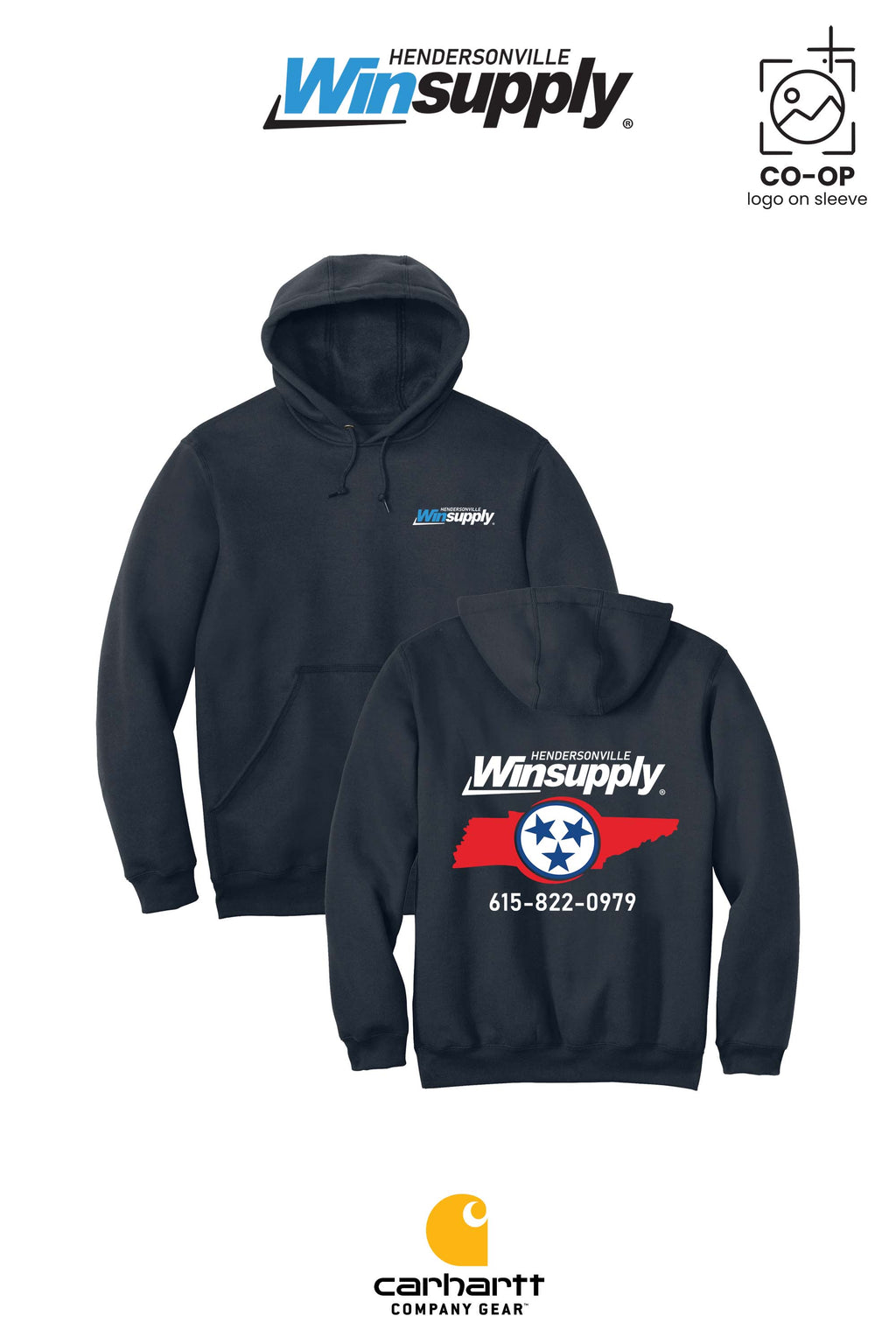 Carhartt® Midweight Hooded Sweatshirt - Winsupply of Hendersonville