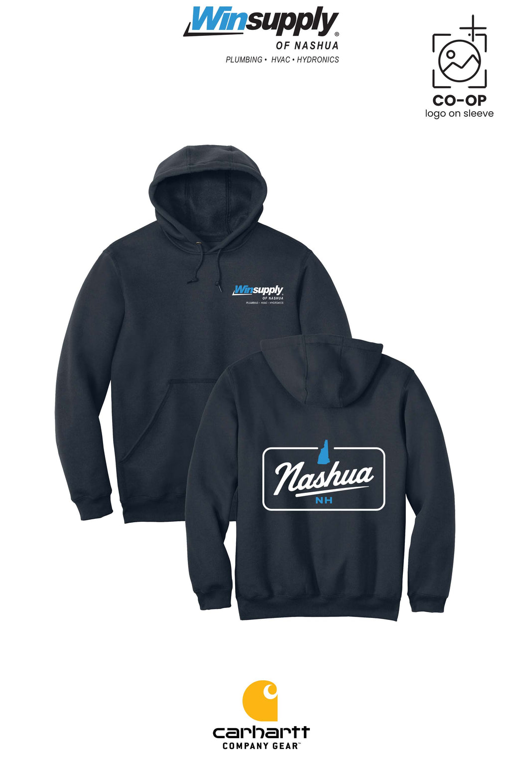 Carhartt® Midweight Hooded Sweatshirt - Winsupply of Nashua