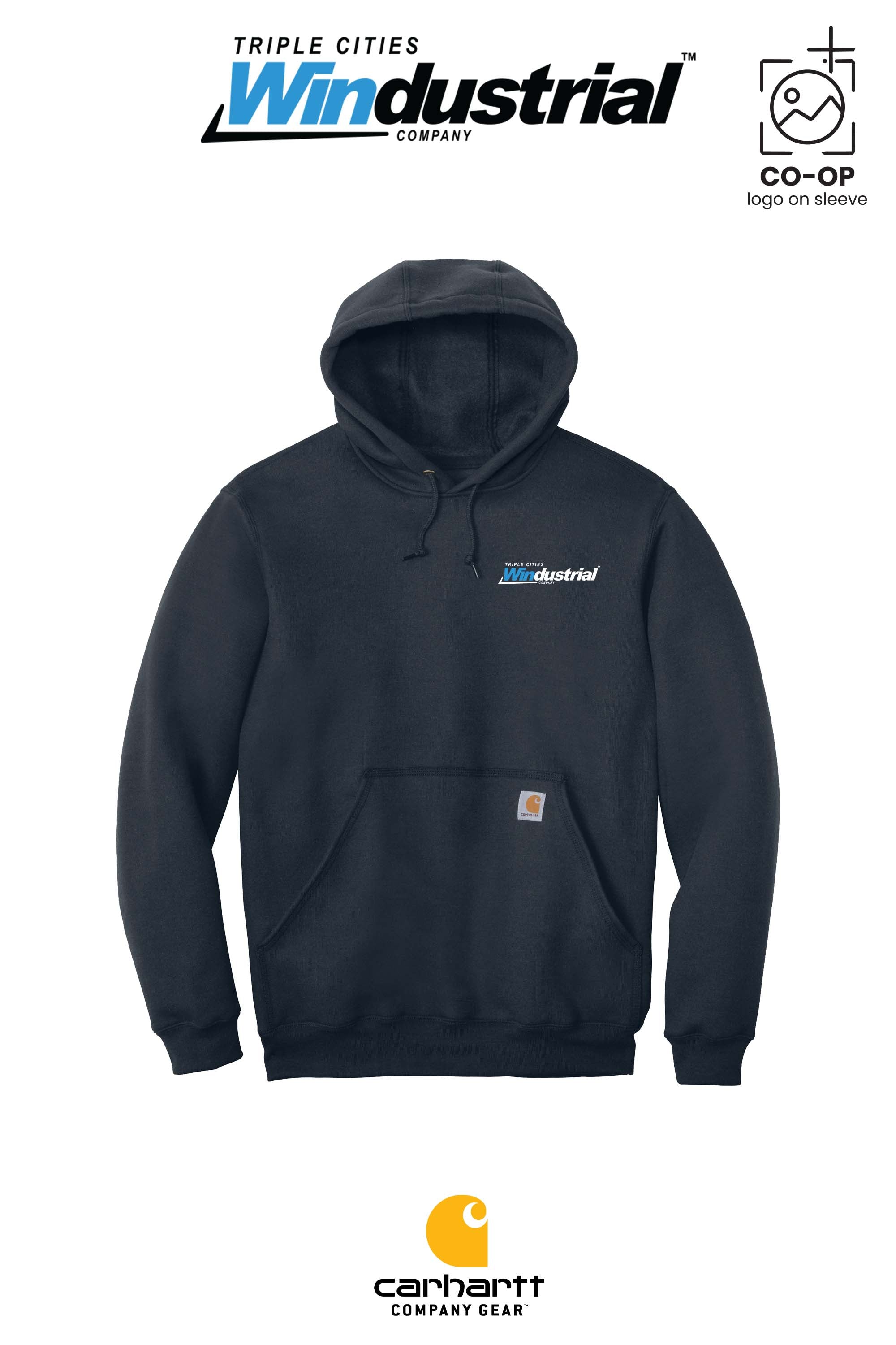 Carhartt® Midweight Hooded Sweatshirt - Windustrial Triple Cities (Left Chest Only)
