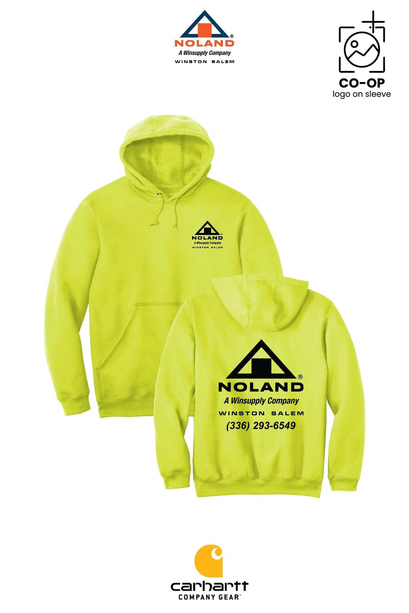 Carhartt® Midweight Hooded Sweatshirt - Winston Salem Noland