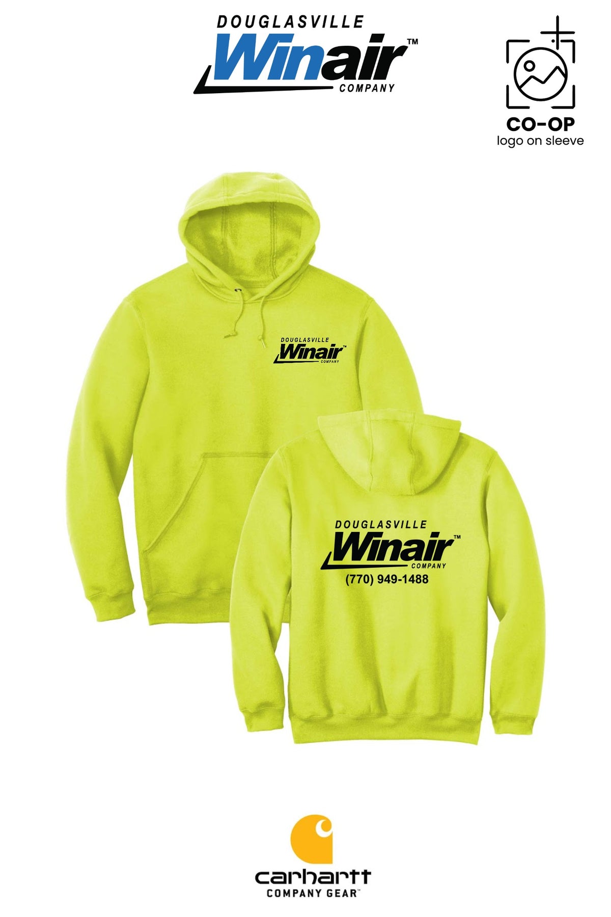 Carhartt® Midweight Hooded Sweatshirt - Douglasville Winair